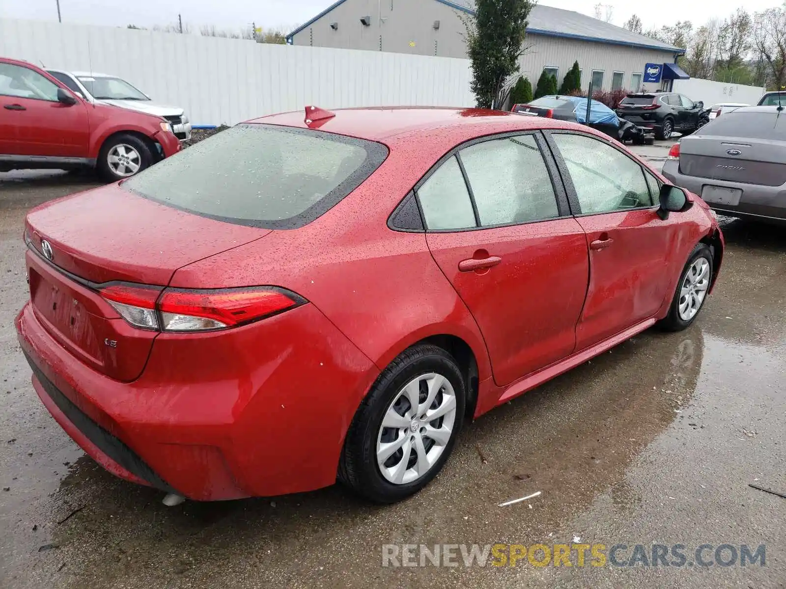 4 Photograph of a damaged car JTDEPRAE2LJ043480 TOYOTA COROLLA 2020