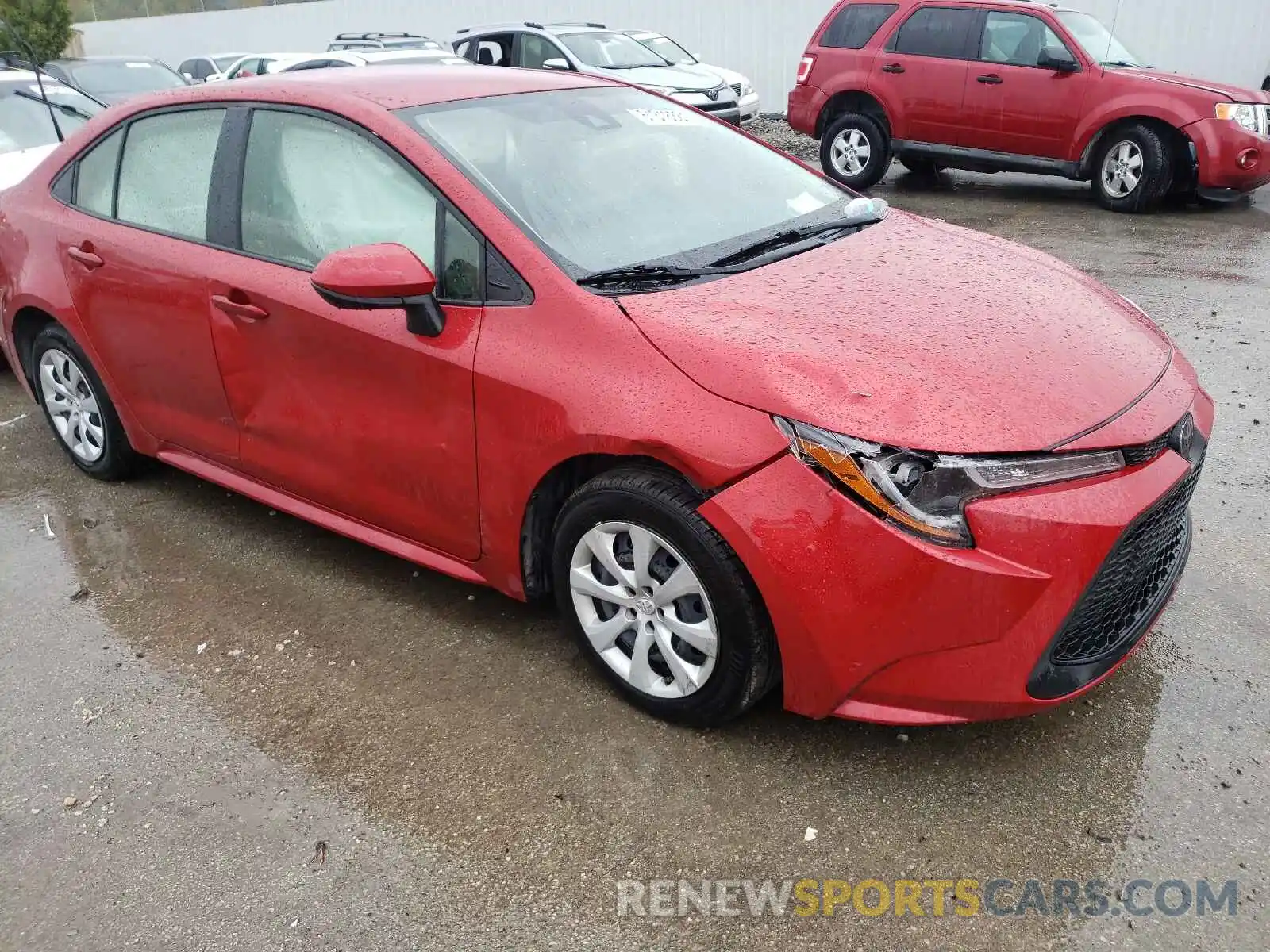 9 Photograph of a damaged car JTDEPRAE2LJ043480 TOYOTA COROLLA 2020