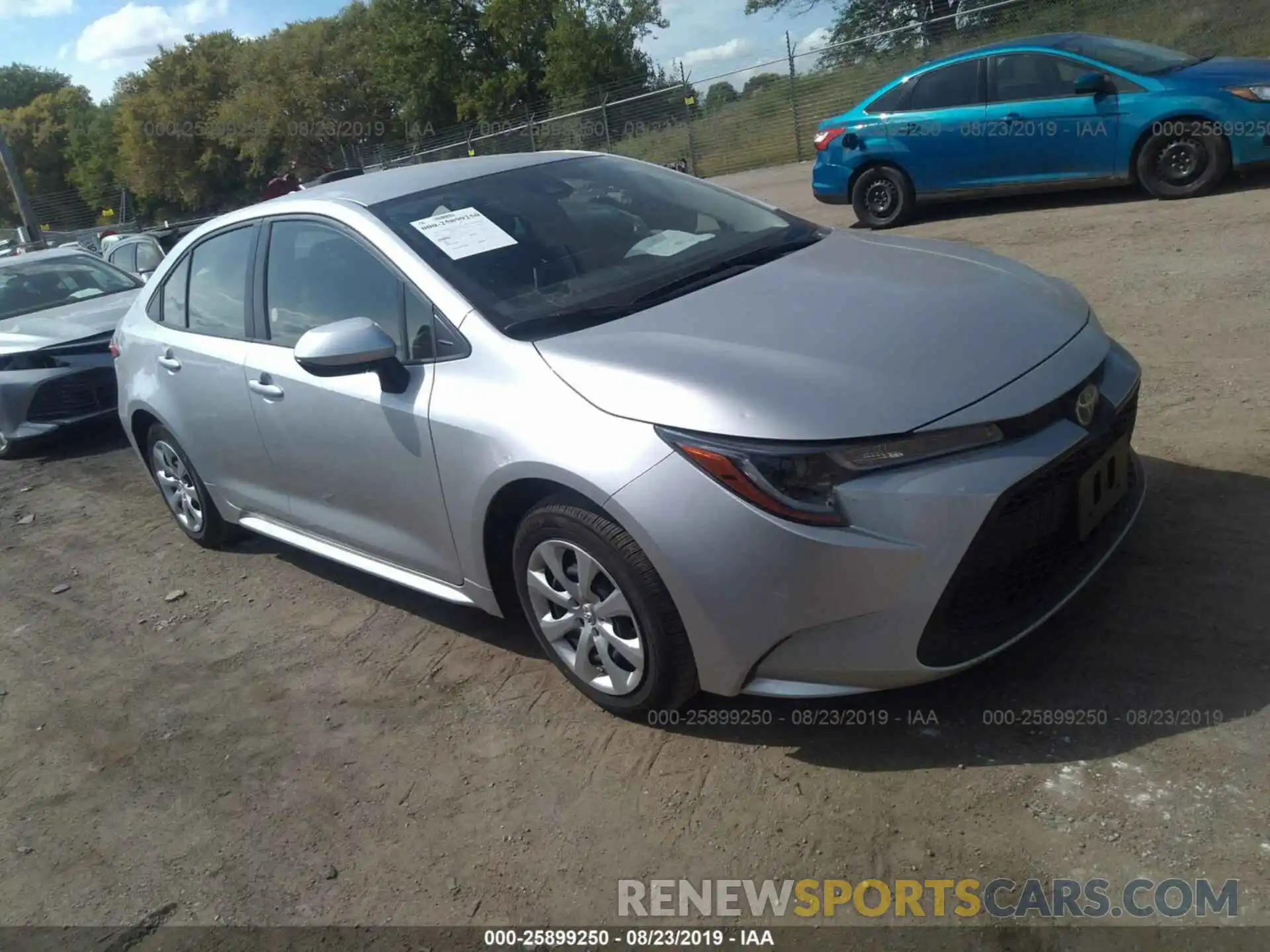 1 Photograph of a damaged car JTDEPRAE2LJ044421 TOYOTA COROLLA 2020