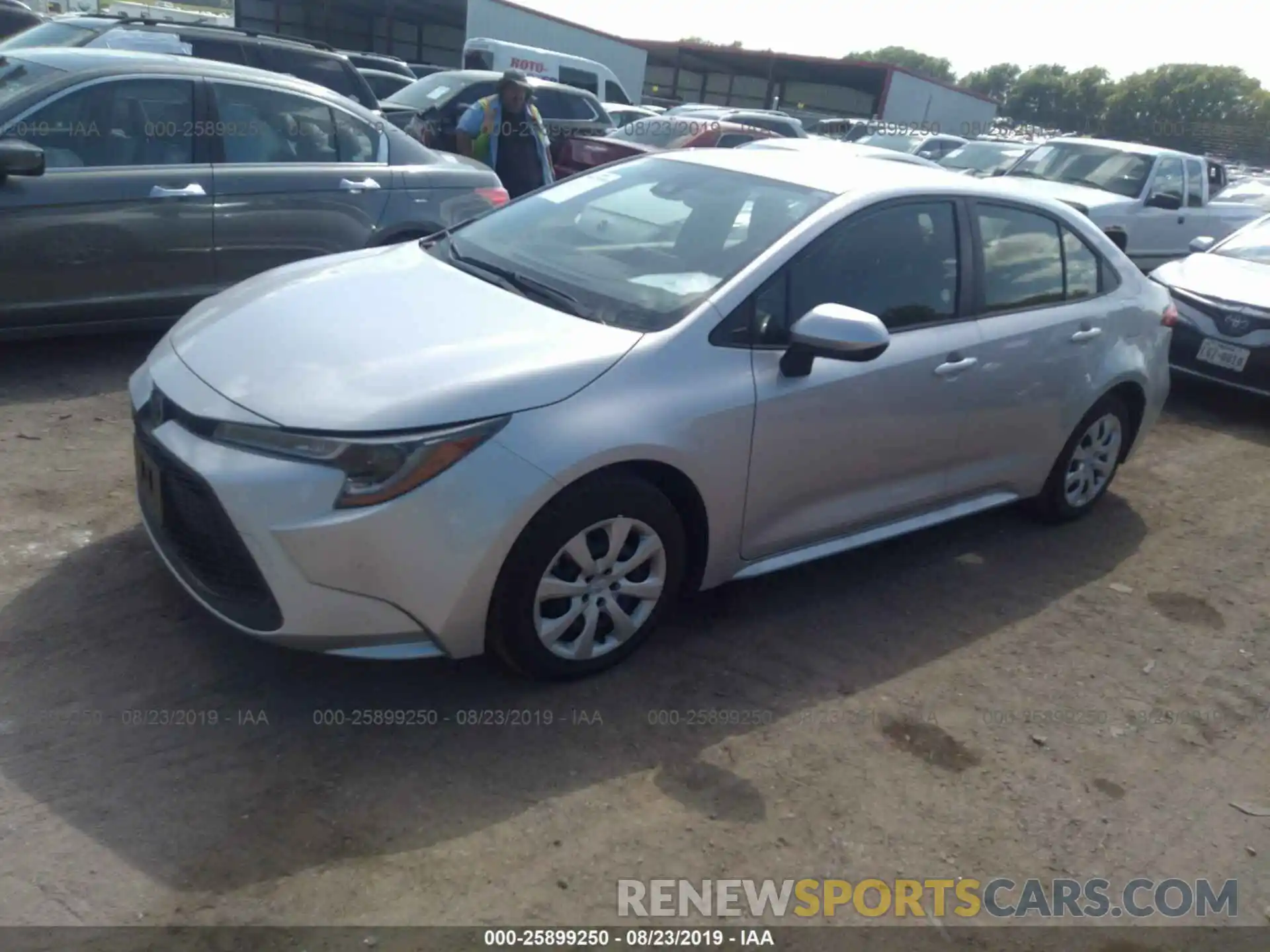 2 Photograph of a damaged car JTDEPRAE2LJ044421 TOYOTA COROLLA 2020