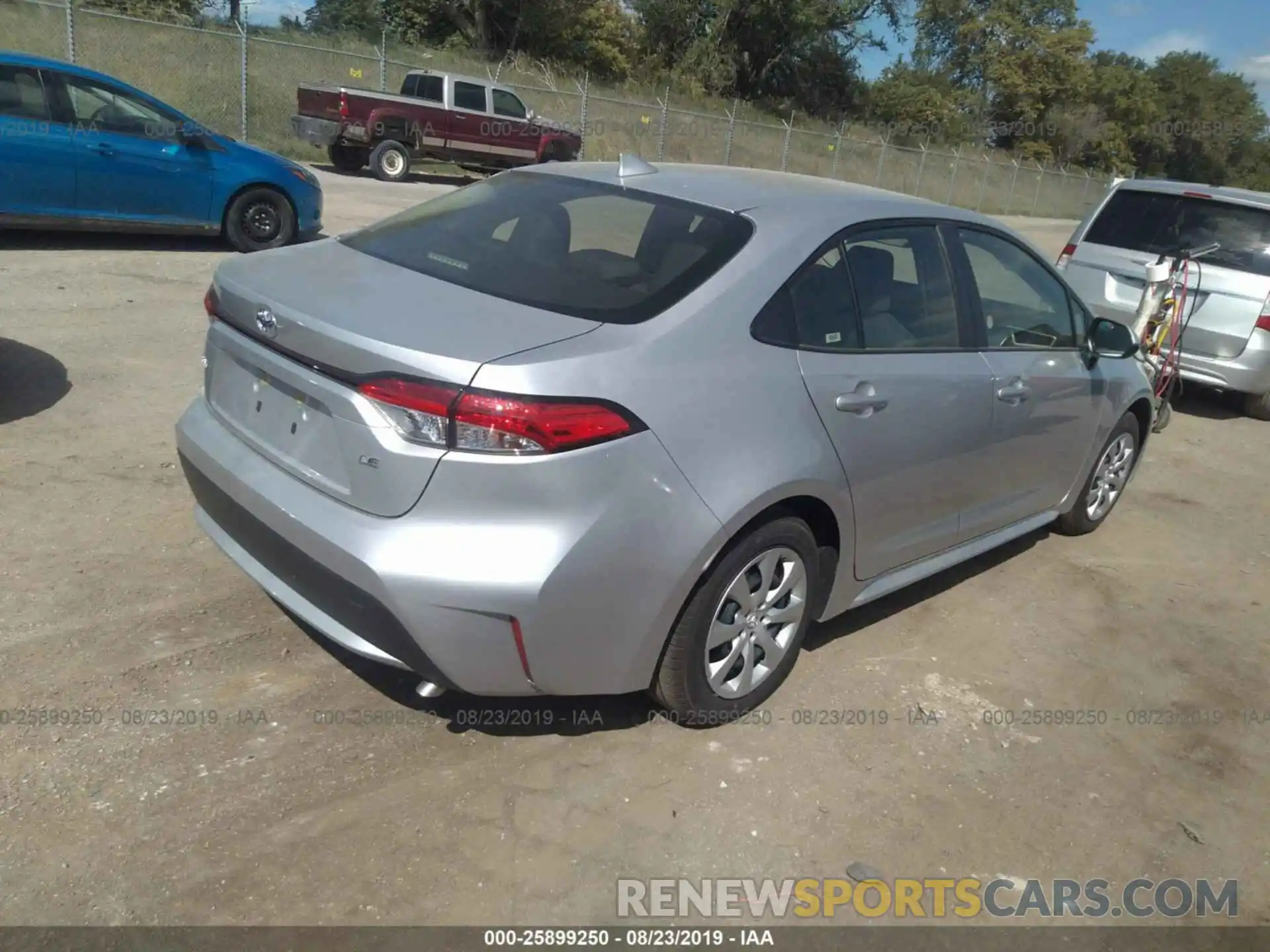 4 Photograph of a damaged car JTDEPRAE2LJ044421 TOYOTA COROLLA 2020