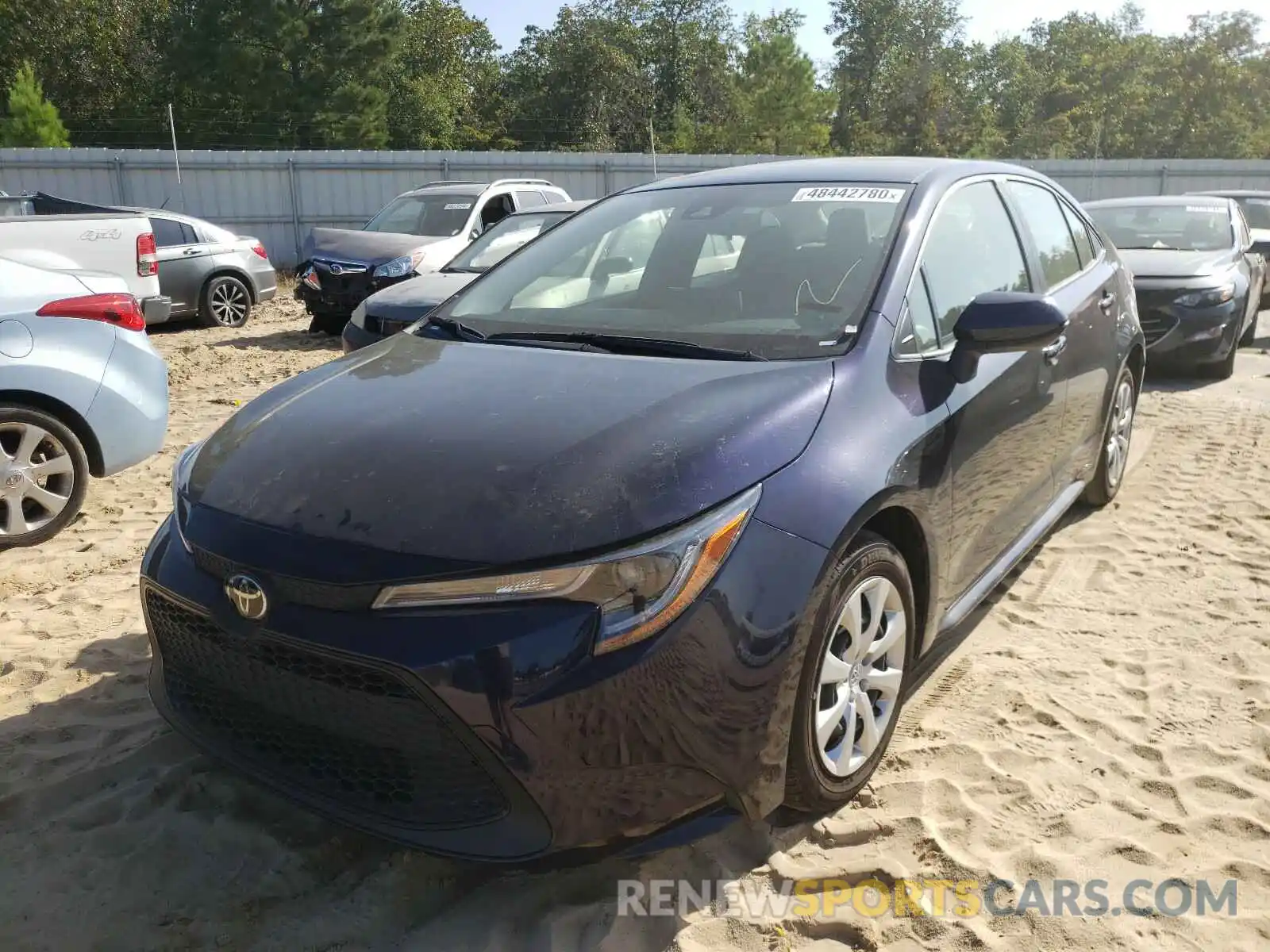 2 Photograph of a damaged car JTDEPRAE2LJ044435 TOYOTA COROLLA 2020