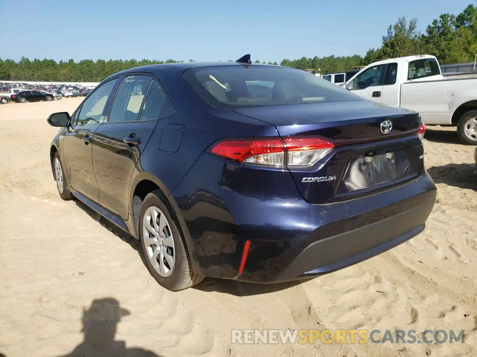 3 Photograph of a damaged car JTDEPRAE2LJ044435 TOYOTA COROLLA 2020