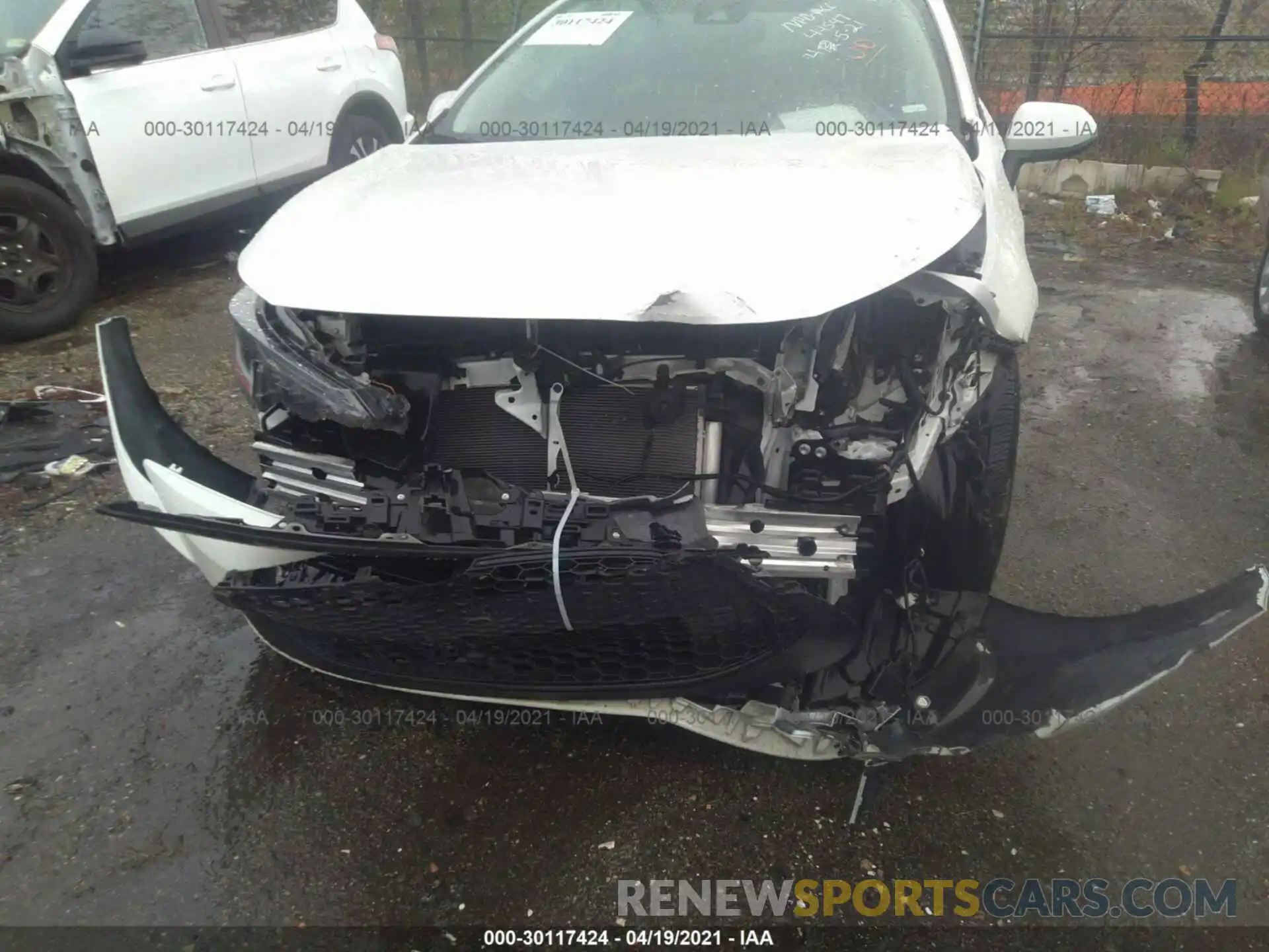 6 Фотография поврежденного автомобиля JTDEPRAE2LJ044547 TOYOTA COROLLA 2020