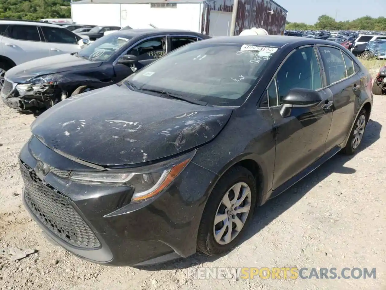 2 Photograph of a damaged car JTDEPRAE2LJ044807 TOYOTA COROLLA 2020