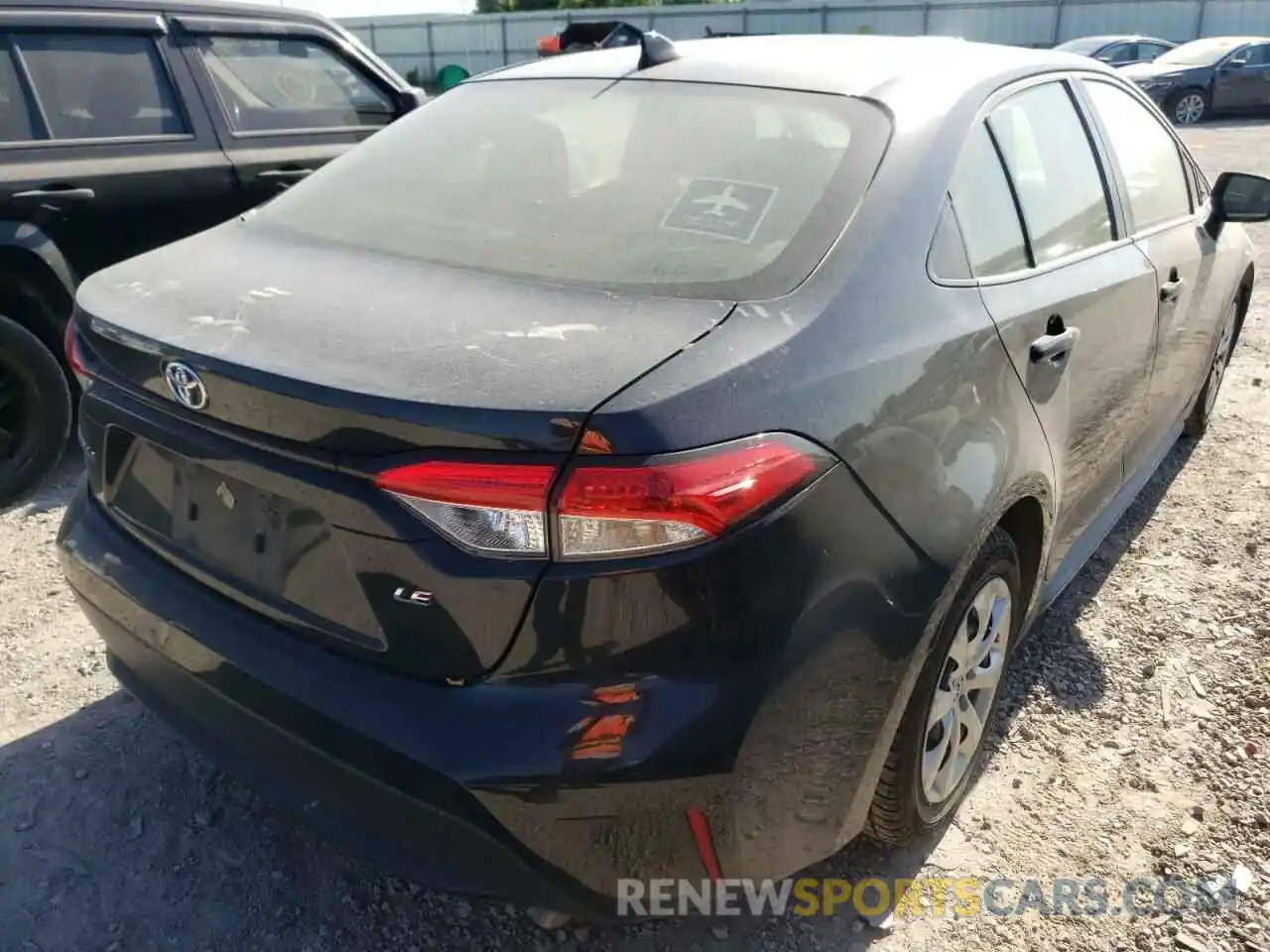 4 Photograph of a damaged car JTDEPRAE2LJ044807 TOYOTA COROLLA 2020