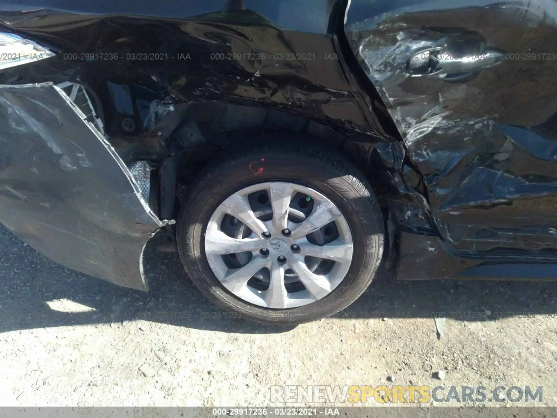 15 Photograph of a damaged car JTDEPRAE2LJ045293 TOYOTA COROLLA 2020