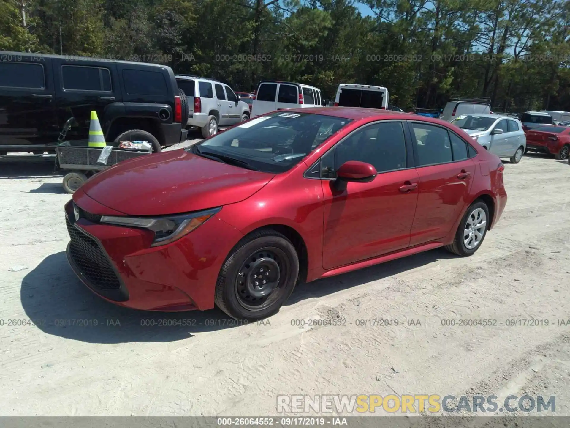 2 Photograph of a damaged car JTDEPRAE2LJ045651 TOYOTA COROLLA 2020