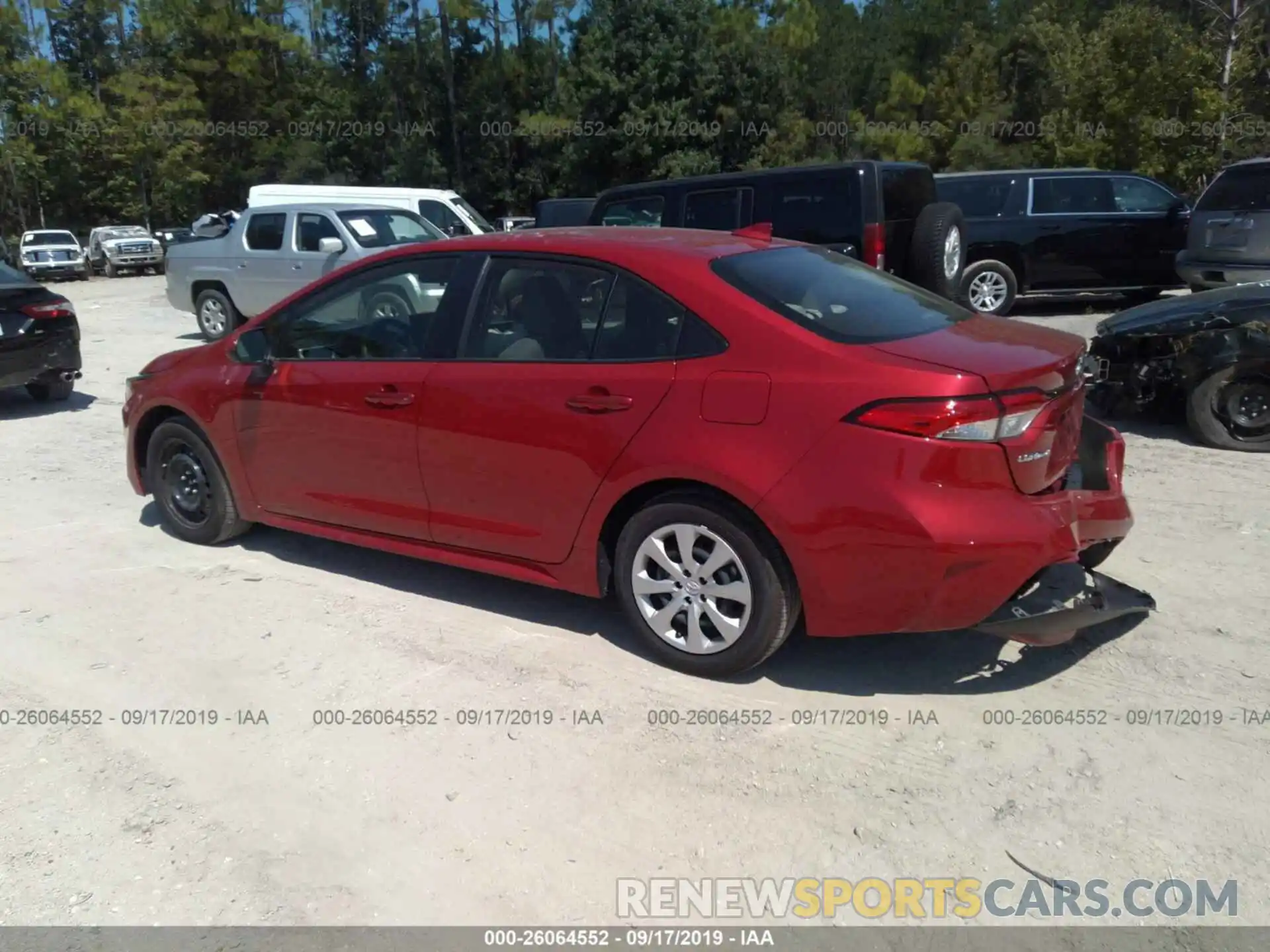 3 Photograph of a damaged car JTDEPRAE2LJ045651 TOYOTA COROLLA 2020