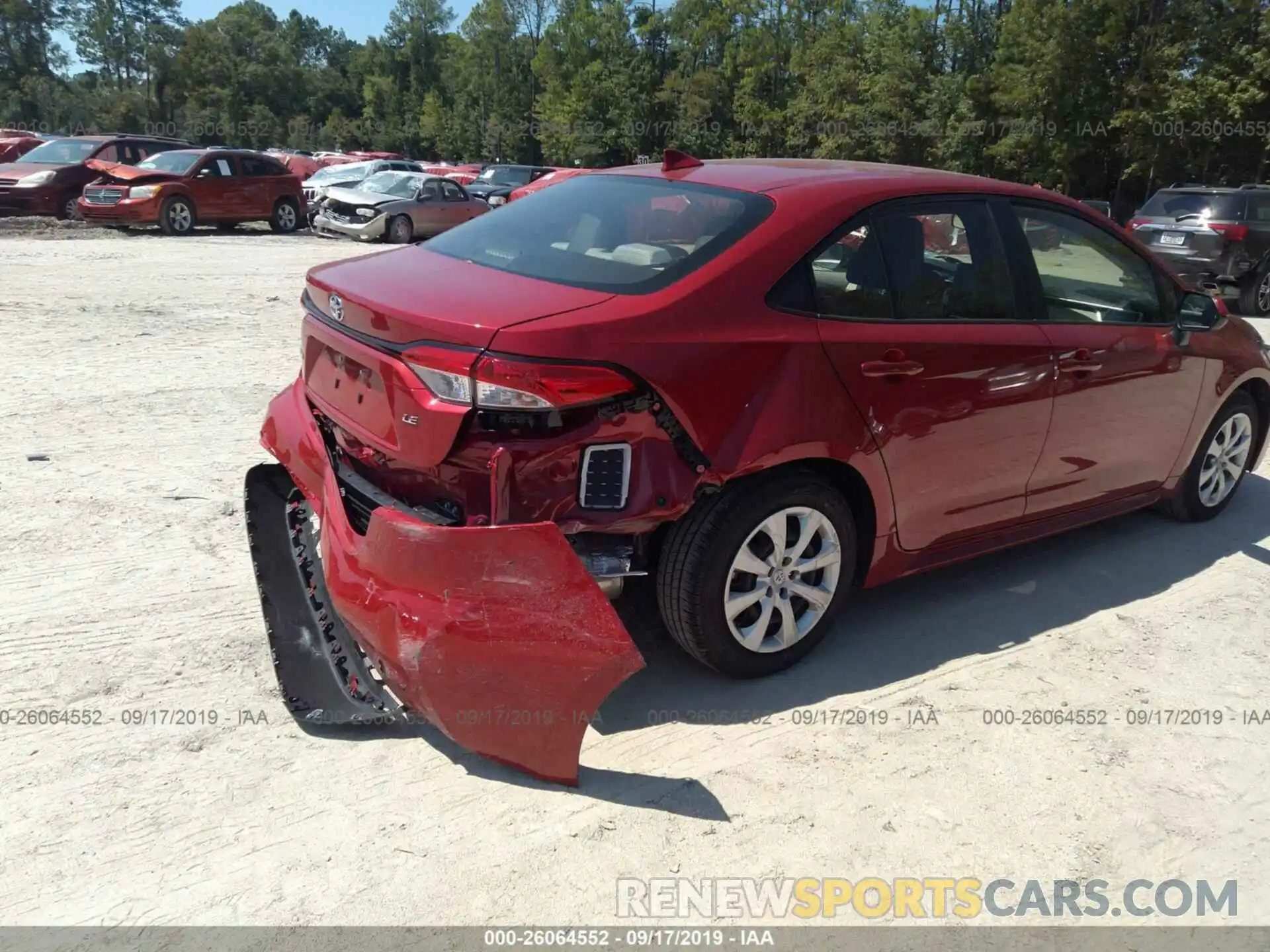 6 Photograph of a damaged car JTDEPRAE2LJ045651 TOYOTA COROLLA 2020