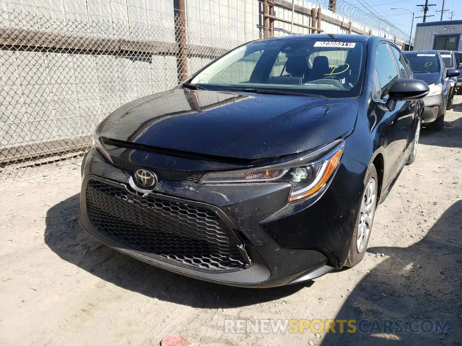 2 Photograph of a damaged car JTDEPRAE2LJ045682 TOYOTA COROLLA 2020