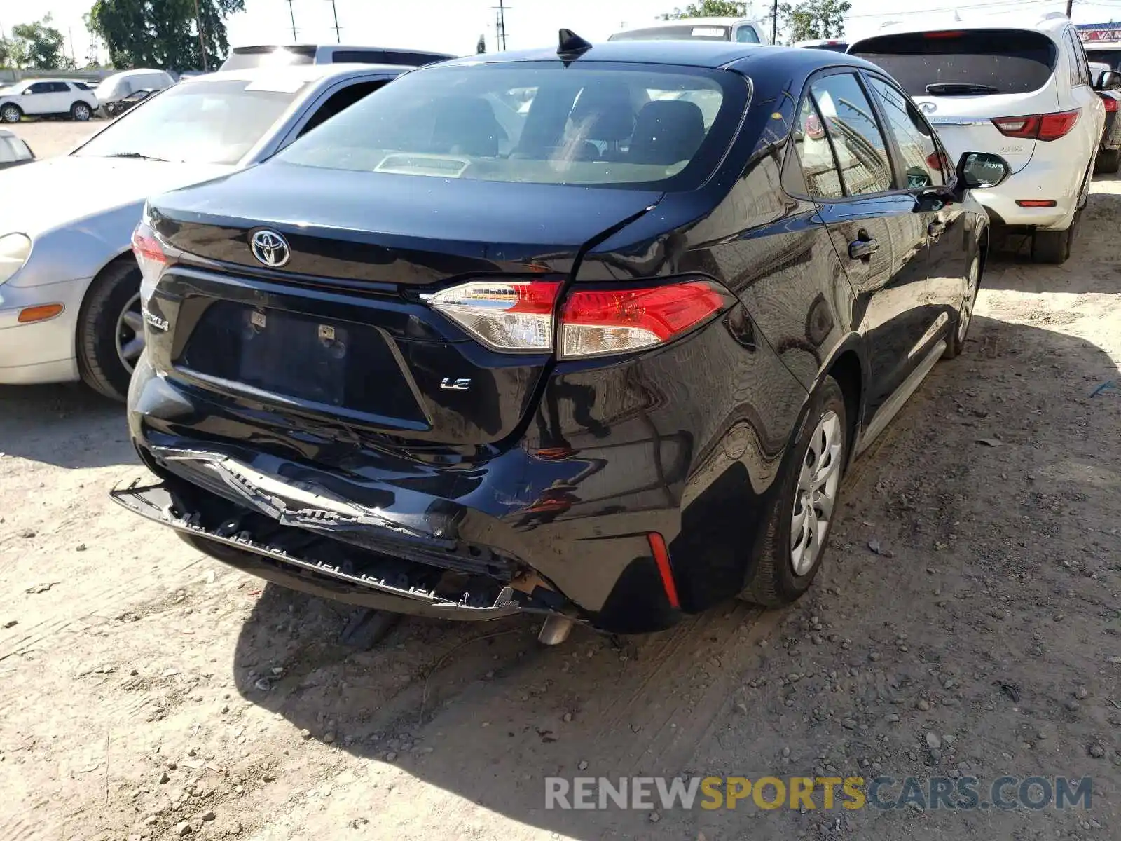 4 Photograph of a damaged car JTDEPRAE2LJ045682 TOYOTA COROLLA 2020