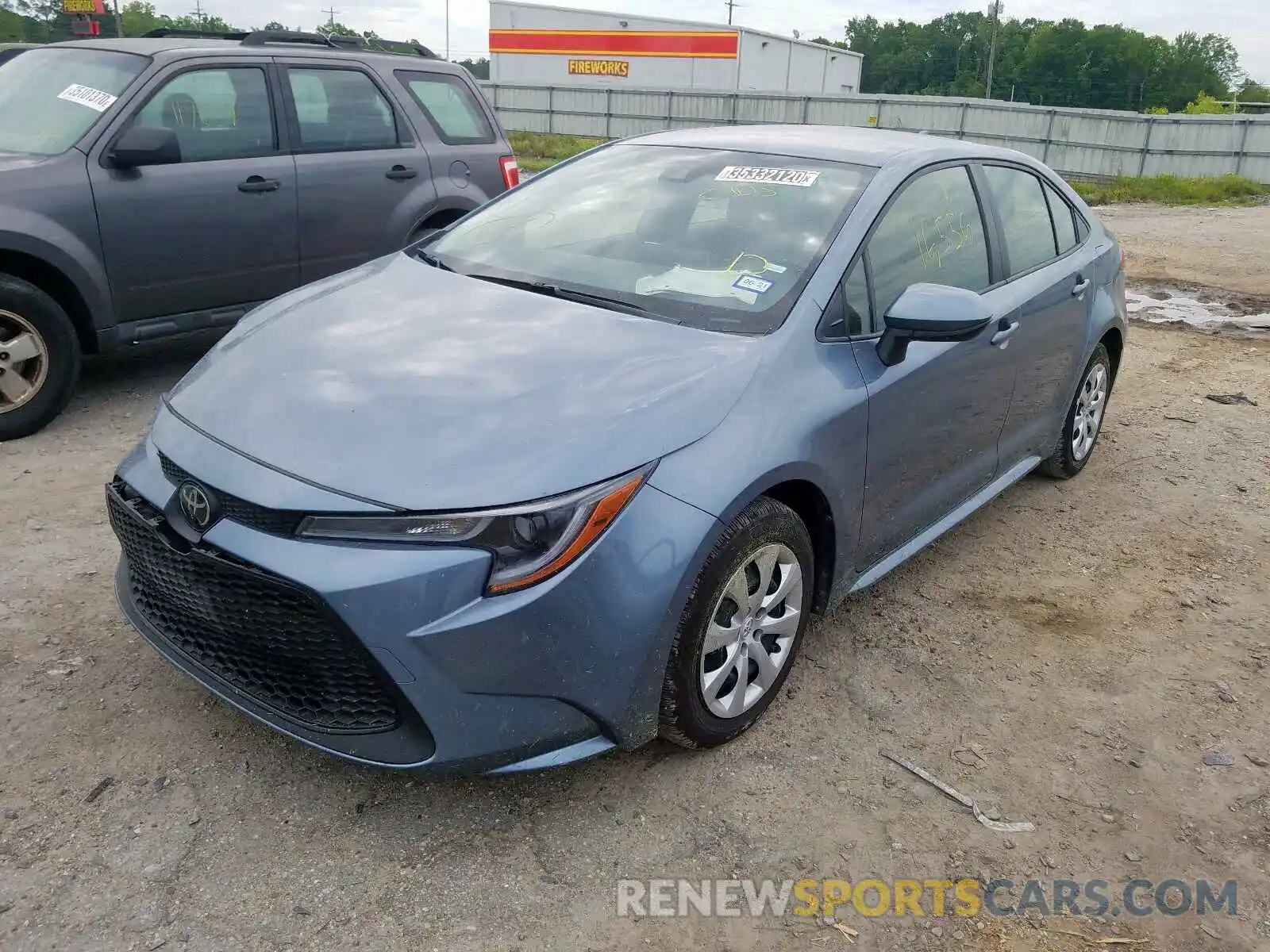 2 Photograph of a damaged car JTDEPRAE2LJ045763 TOYOTA COROLLA 2020