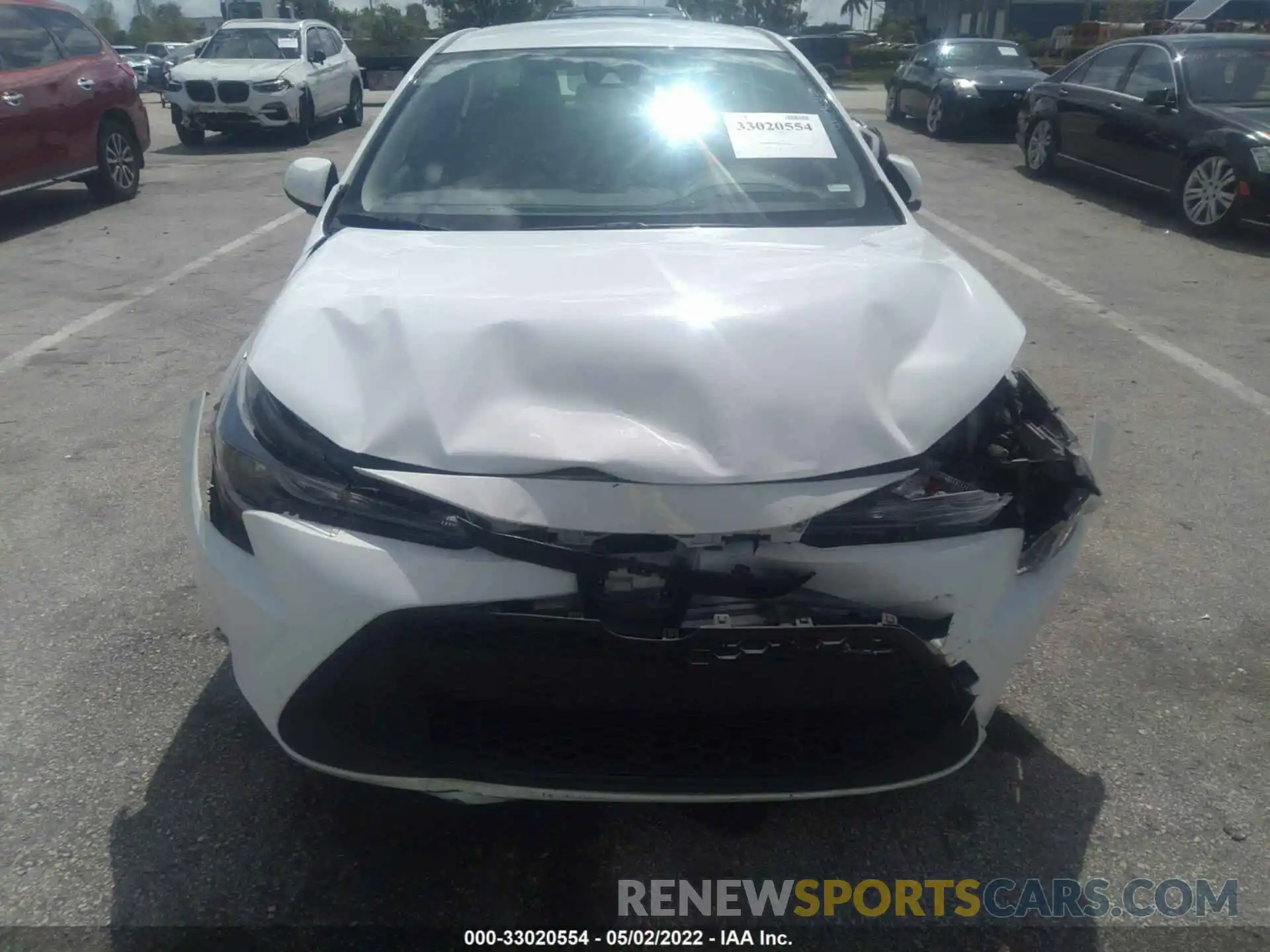 6 Photograph of a damaged car JTDEPRAE2LJ045780 TOYOTA COROLLA 2020