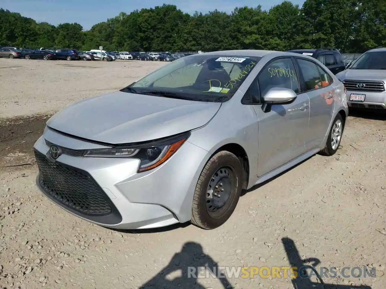 2 Photograph of a damaged car JTDEPRAE2LJ046752 TOYOTA COROLLA 2020