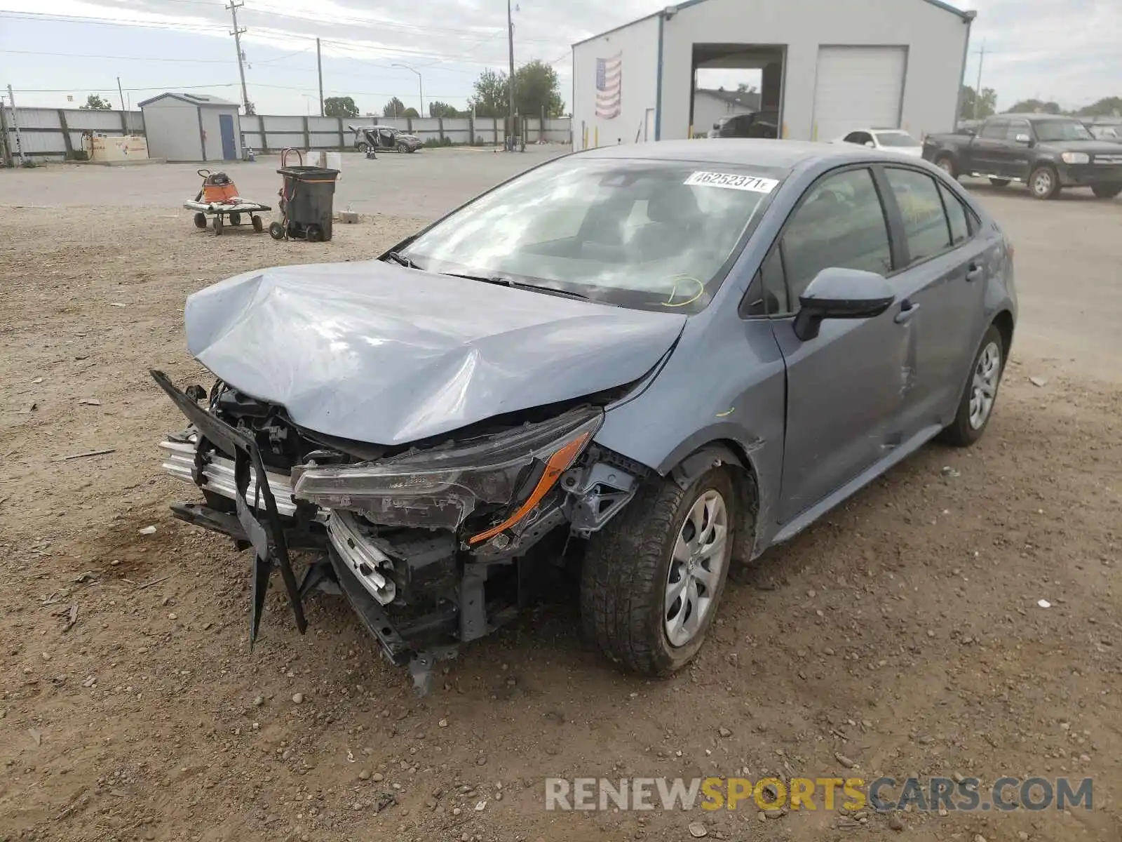 2 Photograph of a damaged car JTDEPRAE2LJ047027 TOYOTA COROLLA 2020