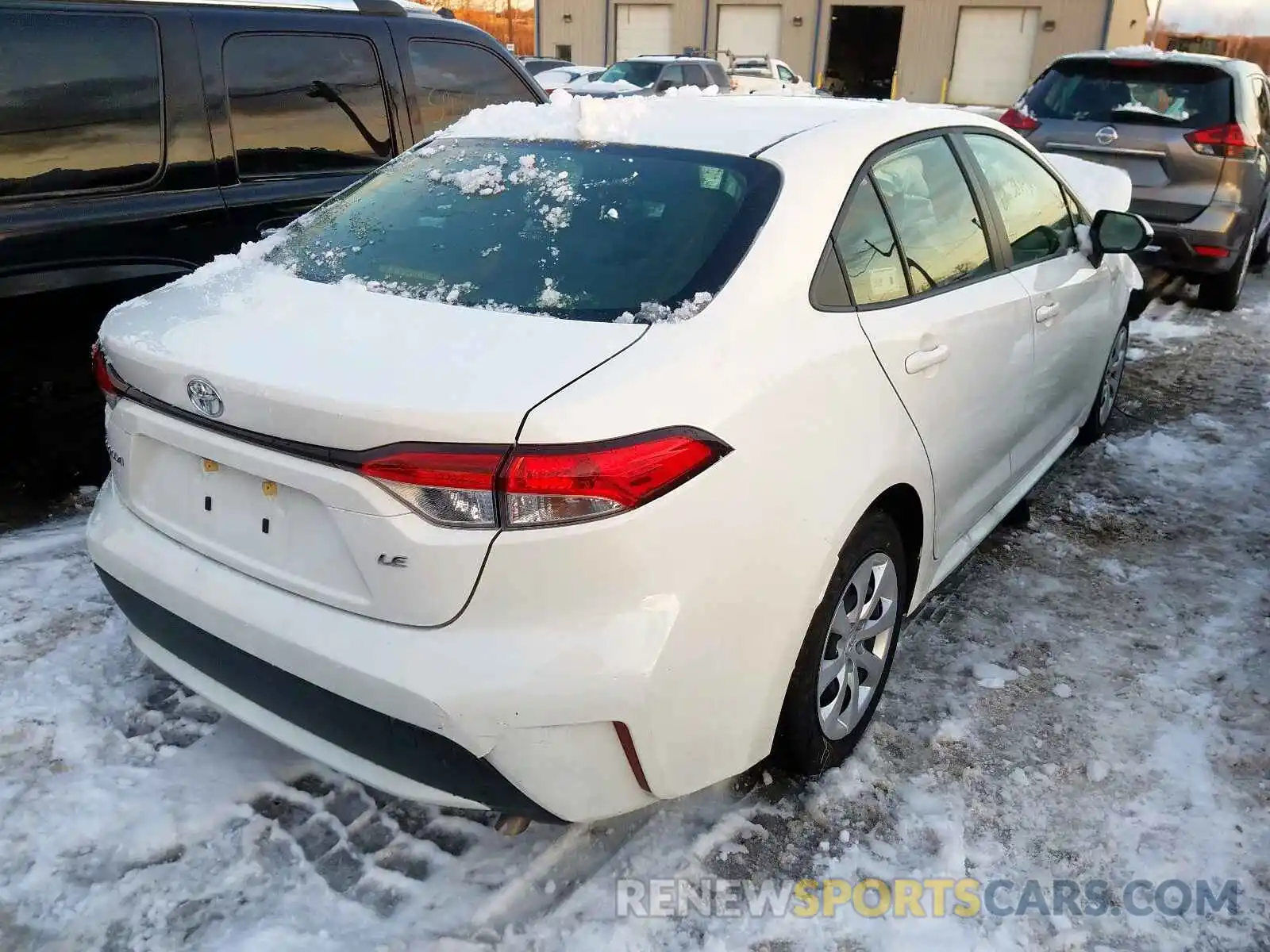 4 Photograph of a damaged car JTDEPRAE2LJ047173 TOYOTA COROLLA 2020