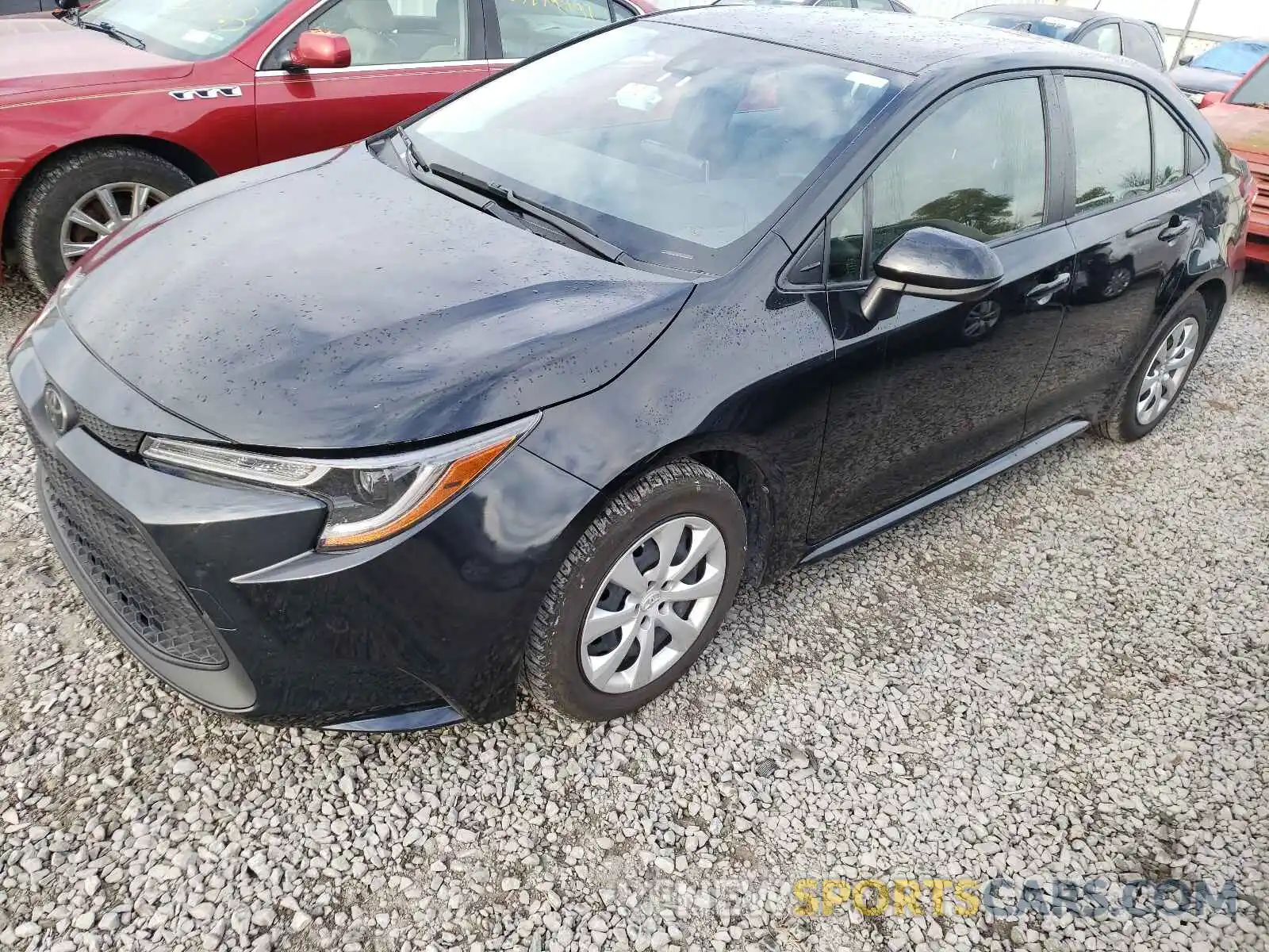 2 Photograph of a damaged car JTDEPRAE2LJ047206 TOYOTA COROLLA 2020