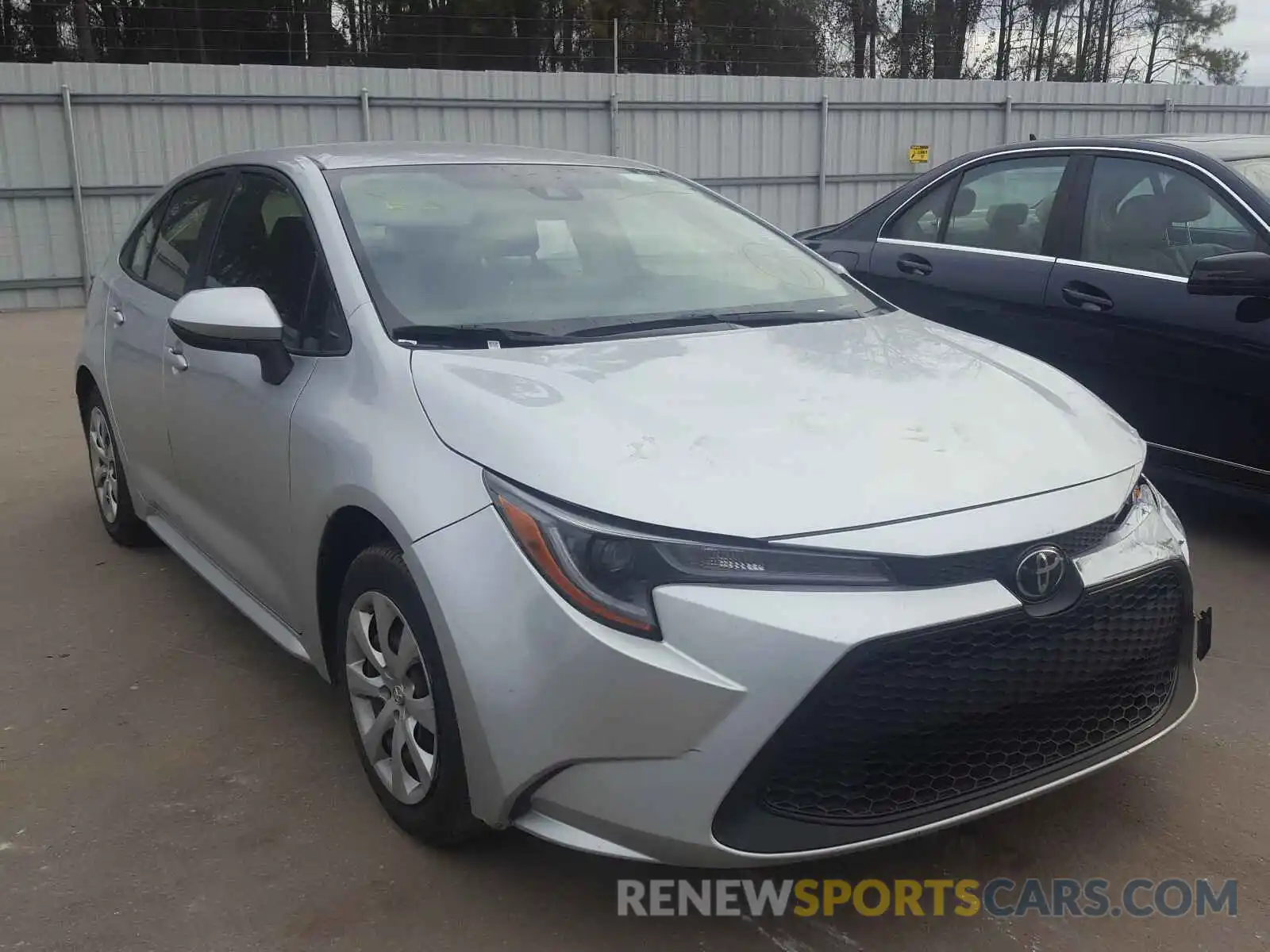 1 Photograph of a damaged car JTDEPRAE2LJ047237 TOYOTA COROLLA 2020