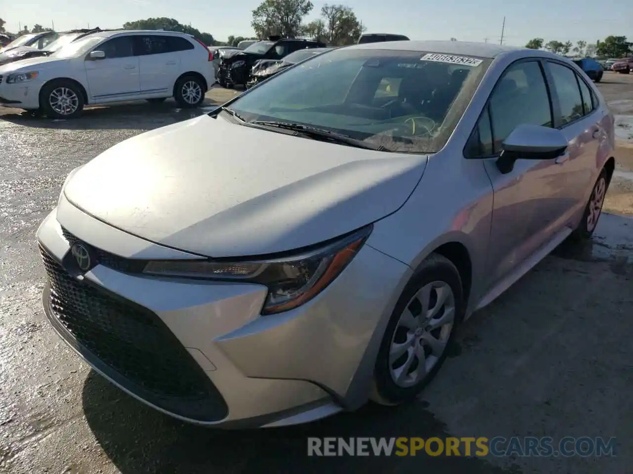 2 Photograph of a damaged car JTDEPRAE2LJ047397 TOYOTA COROLLA 2020