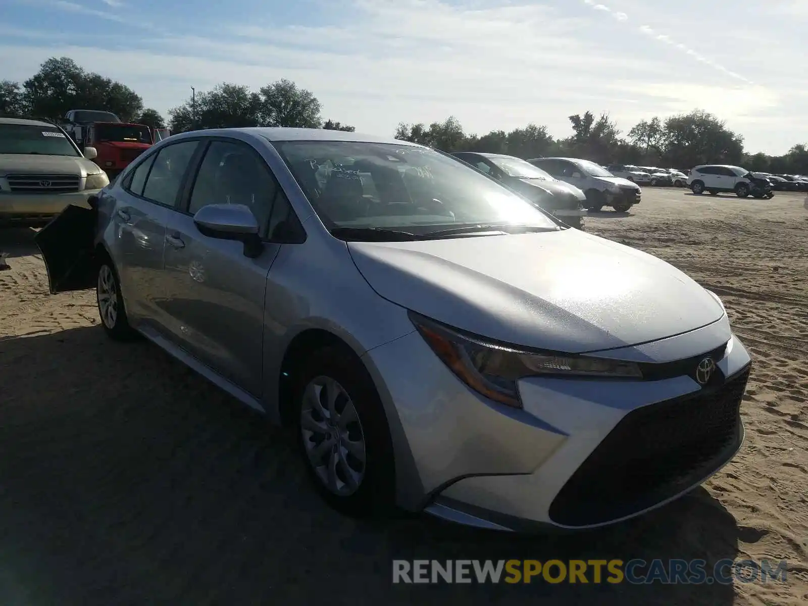 1 Photograph of a damaged car JTDEPRAE2LJ047822 TOYOTA COROLLA 2020