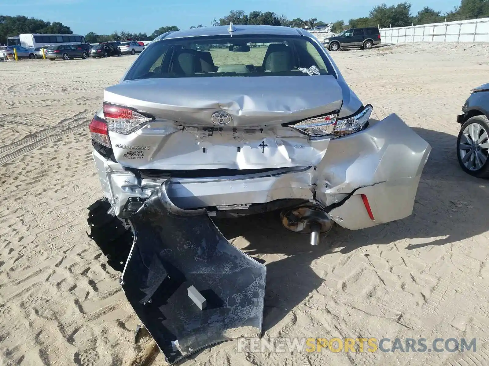 9 Photograph of a damaged car JTDEPRAE2LJ047822 TOYOTA COROLLA 2020