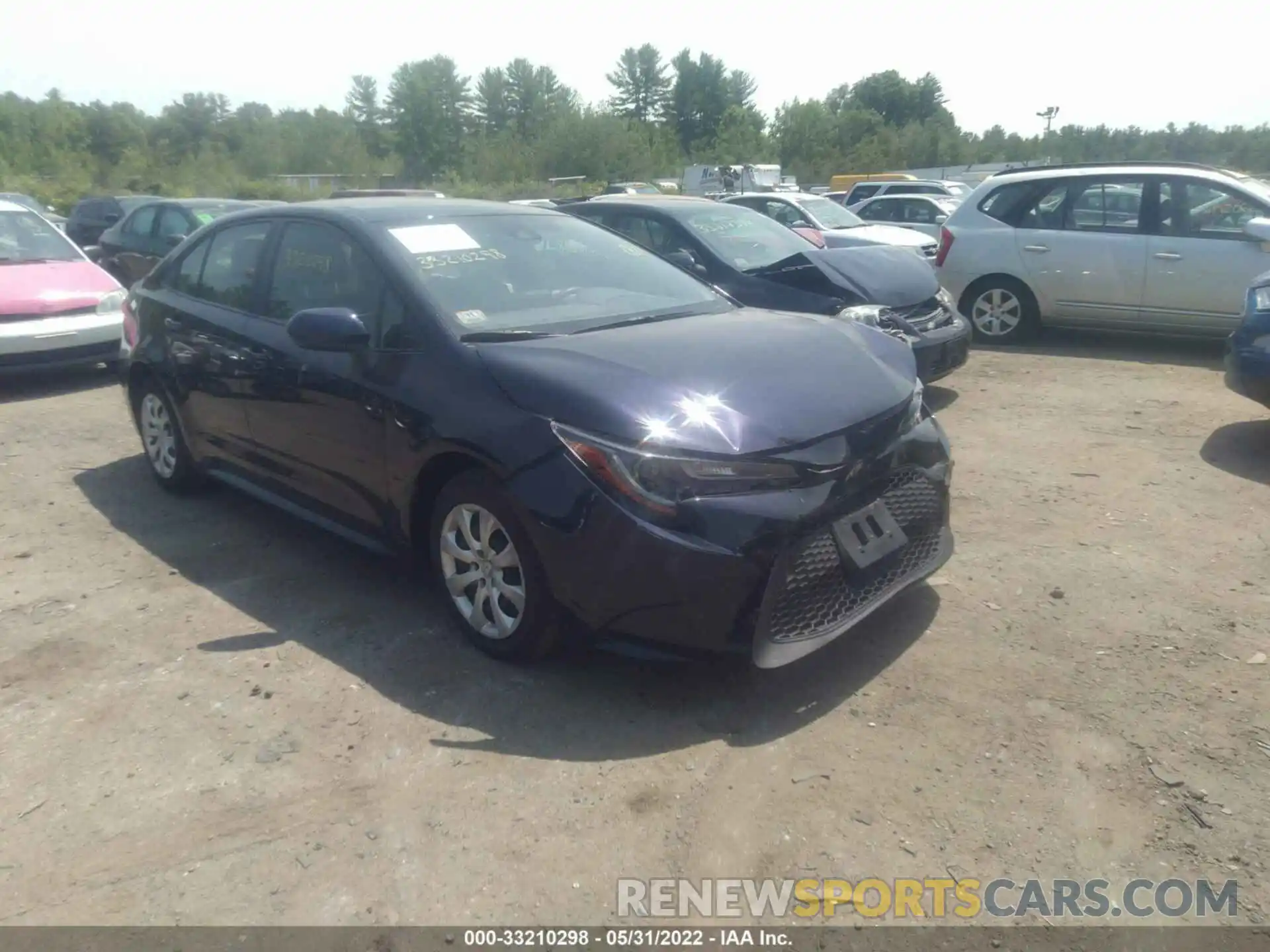 1 Photograph of a damaged car JTDEPRAE2LJ047898 TOYOTA COROLLA 2020