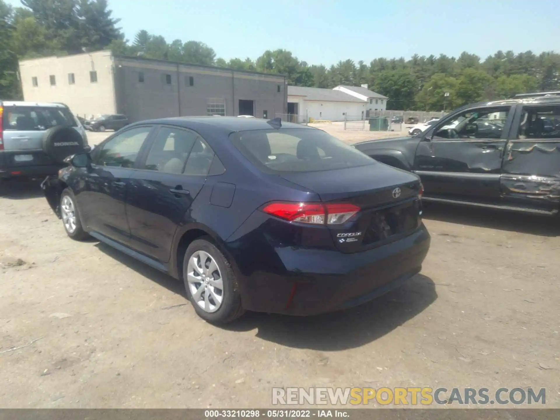 3 Photograph of a damaged car JTDEPRAE2LJ047898 TOYOTA COROLLA 2020