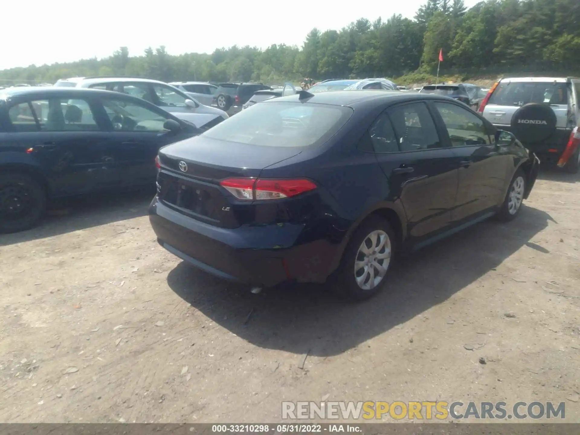 4 Photograph of a damaged car JTDEPRAE2LJ047898 TOYOTA COROLLA 2020