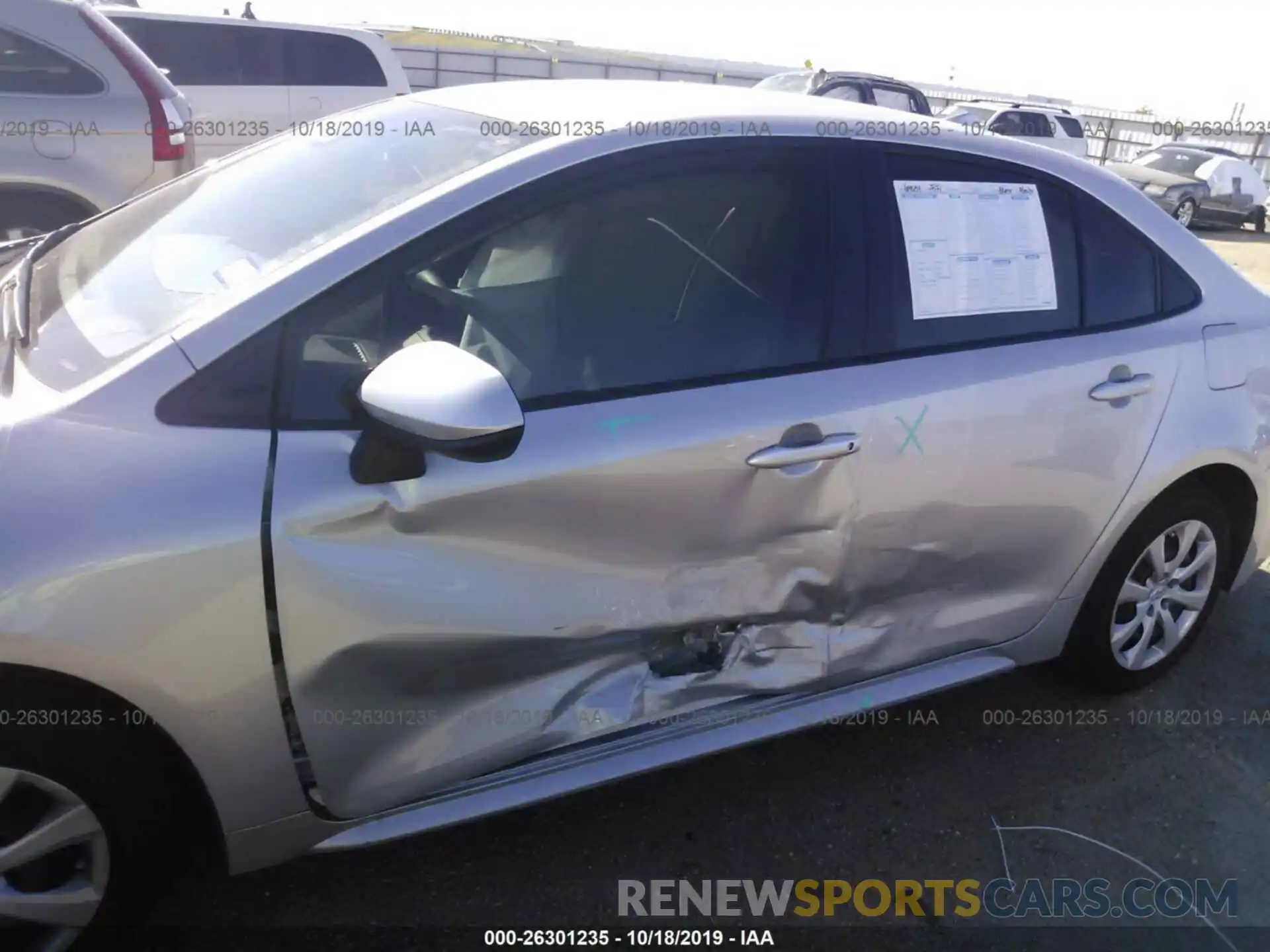 6 Photograph of a damaged car JTDEPRAE2LJ047934 TOYOTA COROLLA 2020