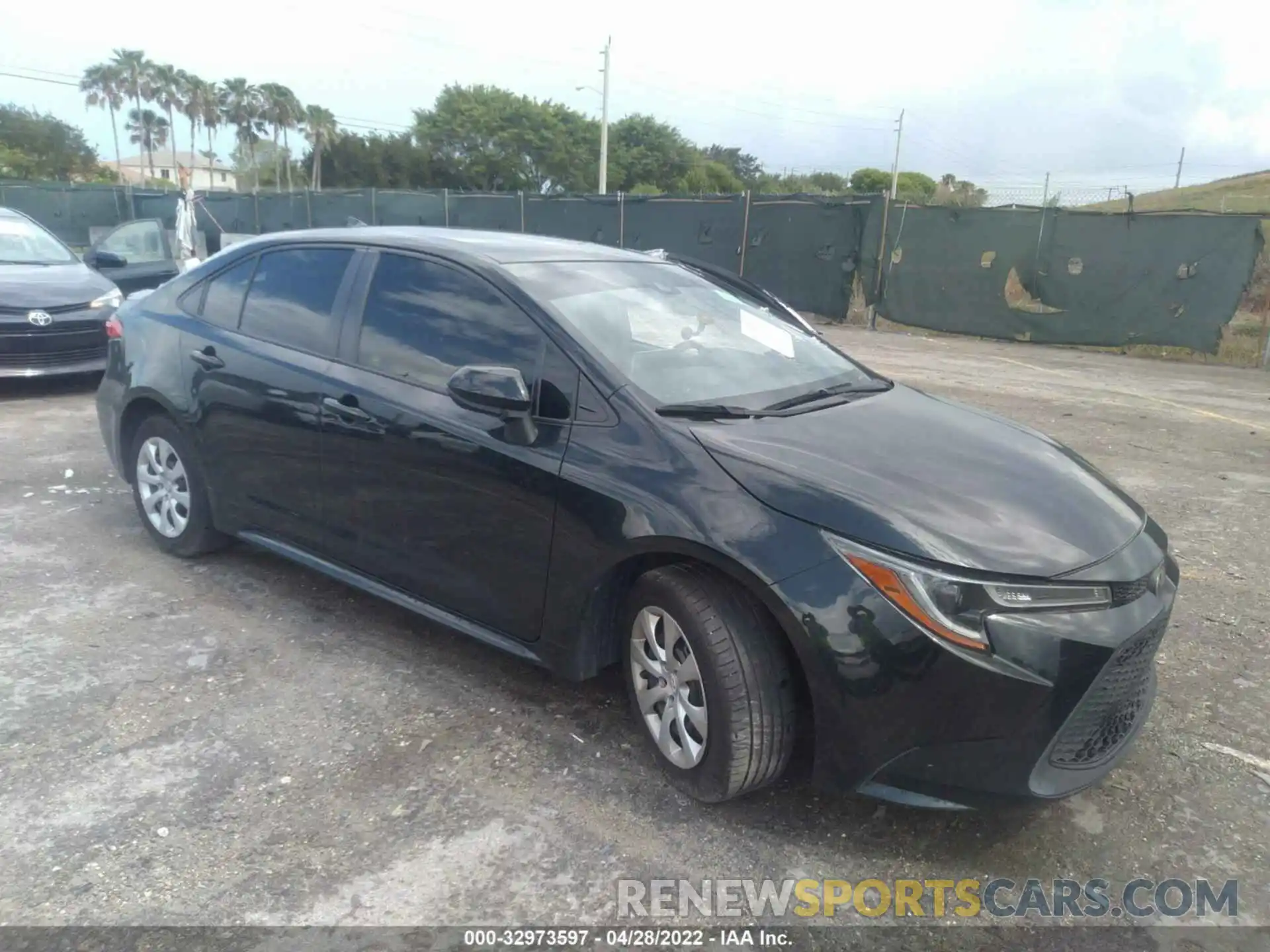 1 Photograph of a damaged car JTDEPRAE2LJ048243 TOYOTA COROLLA 2020