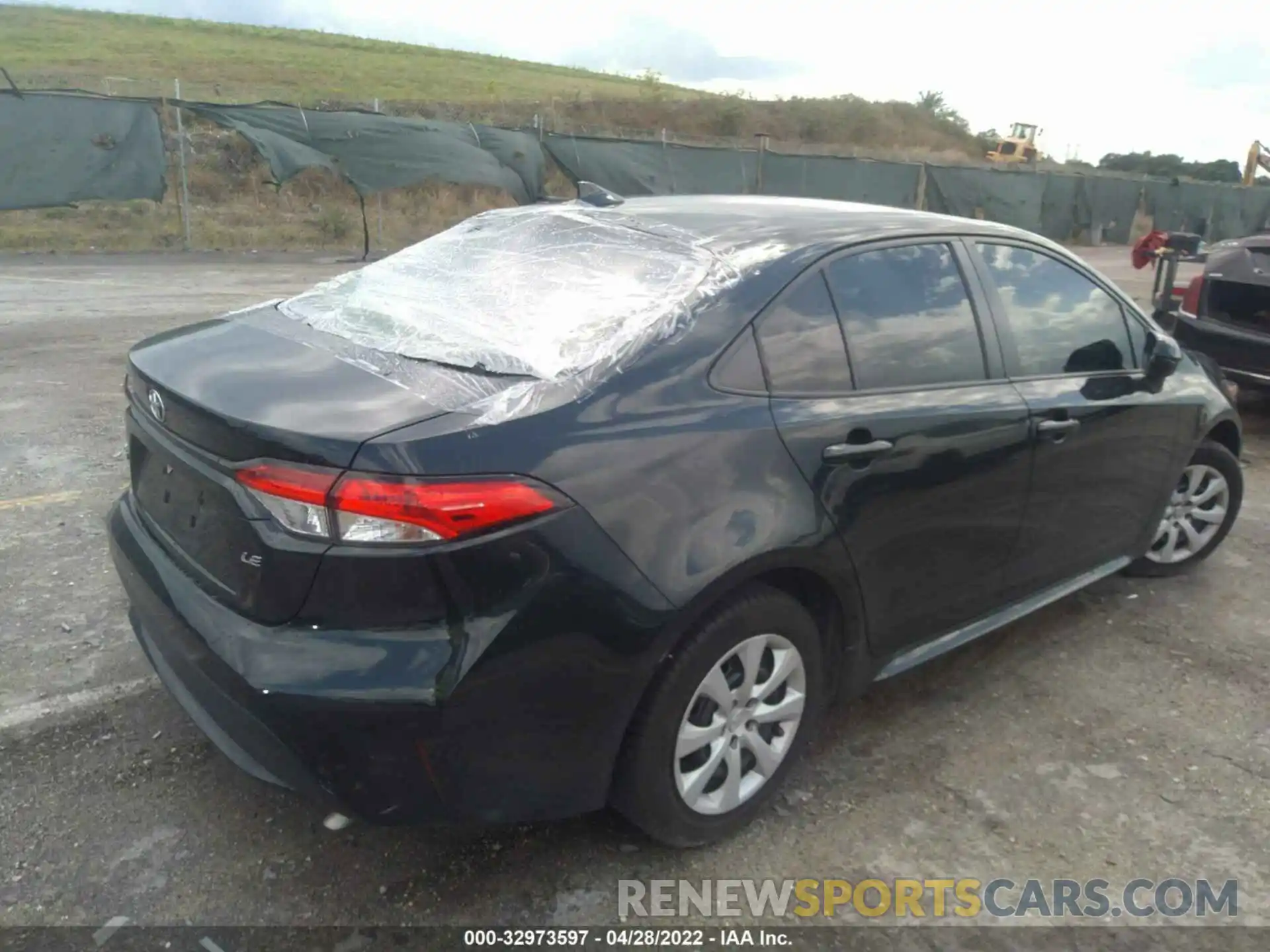 4 Photograph of a damaged car JTDEPRAE2LJ048243 TOYOTA COROLLA 2020