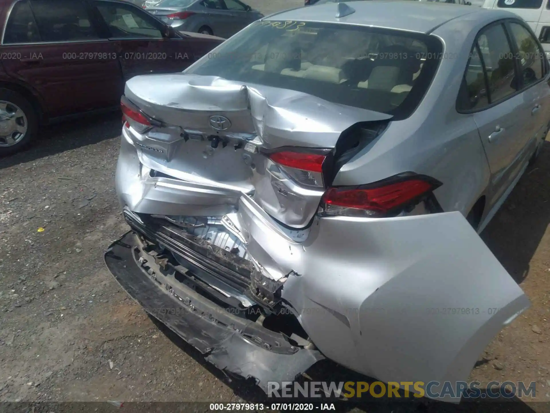 6 Photograph of a damaged car JTDEPRAE2LJ048291 TOYOTA COROLLA 2020