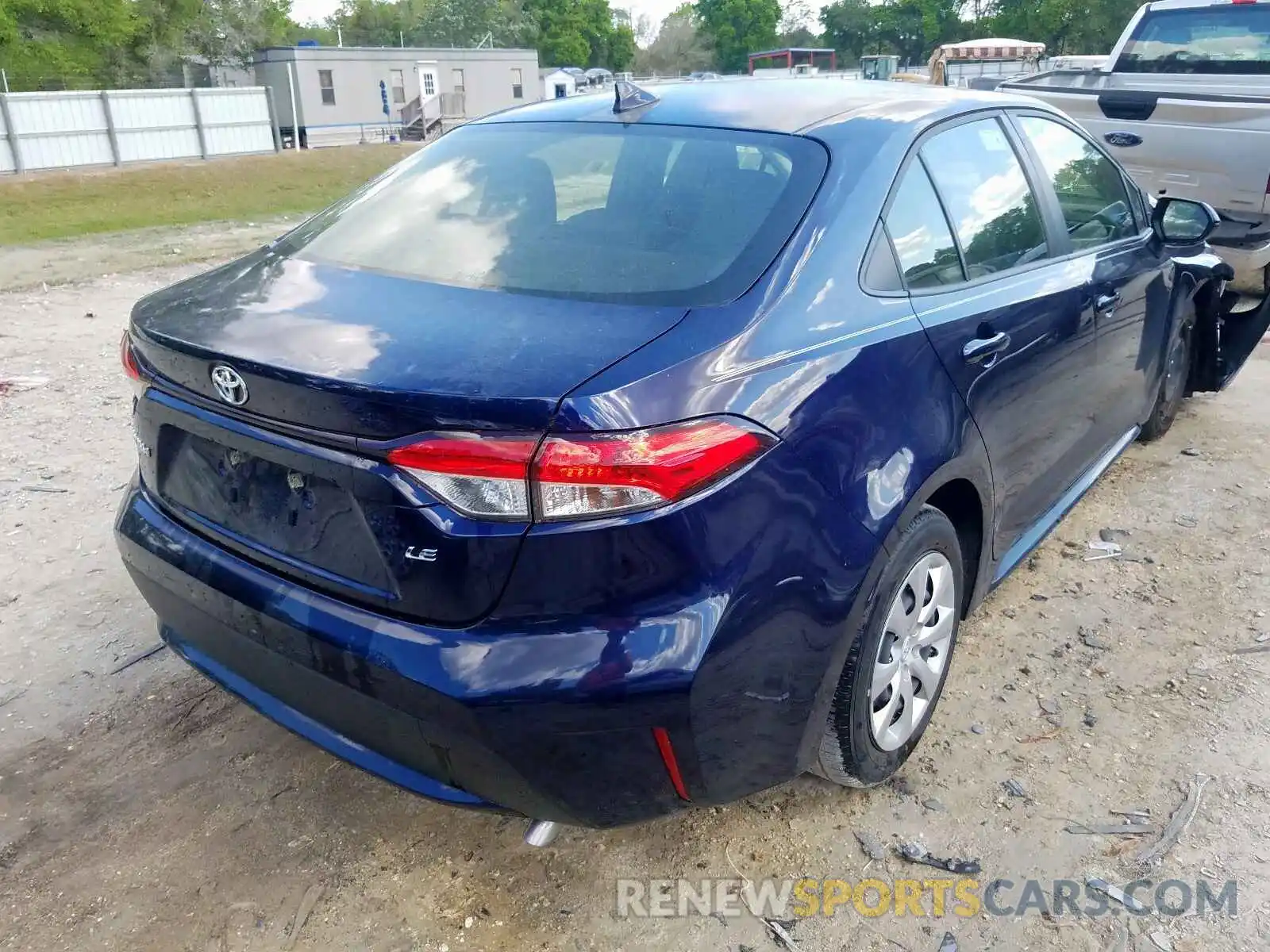 4 Photograph of a damaged car JTDEPRAE2LJ048520 TOYOTA COROLLA 2020