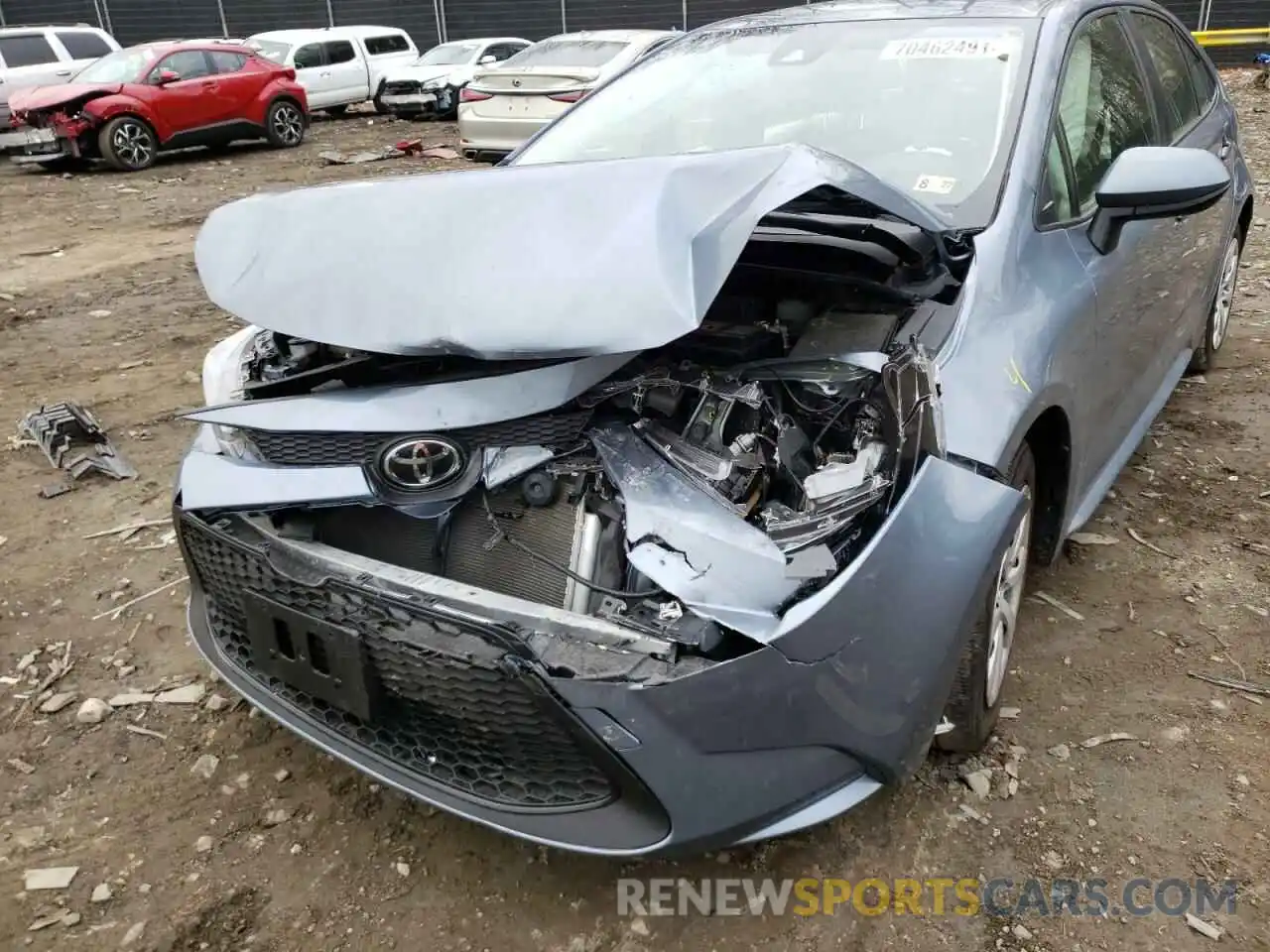 9 Photograph of a damaged car JTDEPRAE2LJ049036 TOYOTA COROLLA 2020