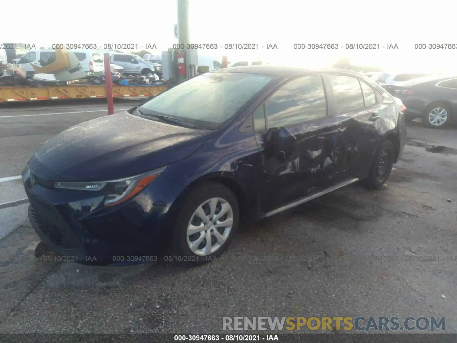 6 Photograph of a damaged car JTDEPRAE2LJ049165 TOYOTA COROLLA 2020