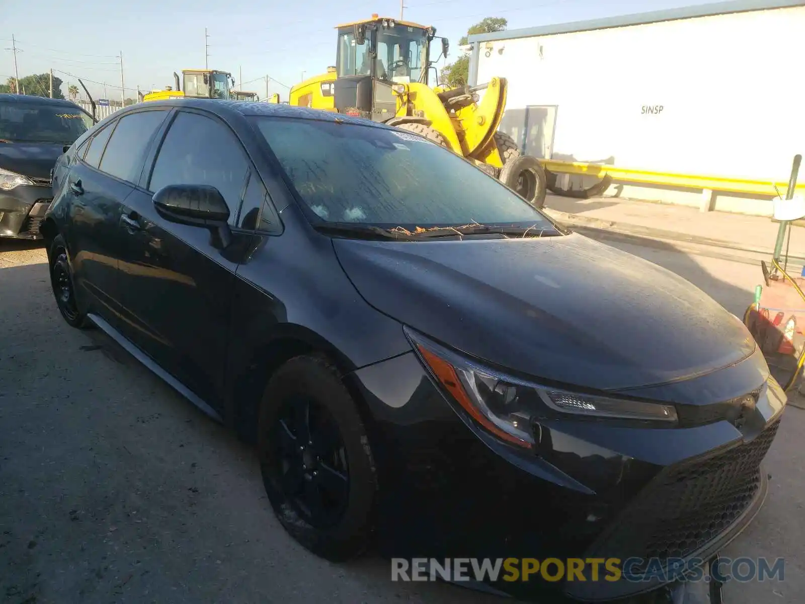 1 Photograph of a damaged car JTDEPRAE2LJ049473 TOYOTA COROLLA 2020