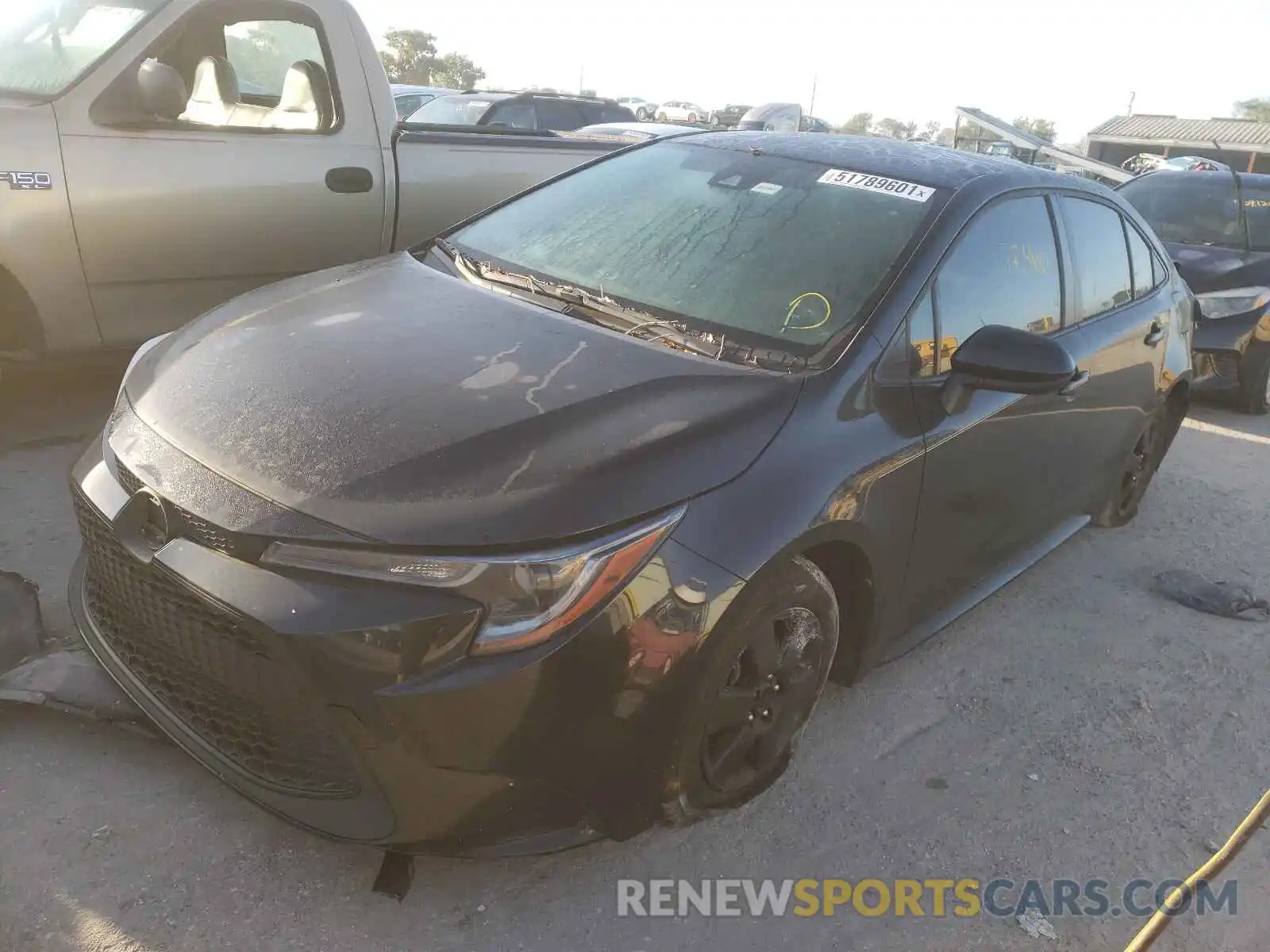 2 Photograph of a damaged car JTDEPRAE2LJ049473 TOYOTA COROLLA 2020