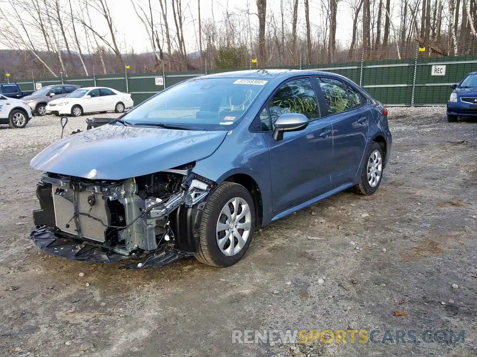 2 Photograph of a damaged car JTDEPRAE2LJ049781 TOYOTA COROLLA 2020