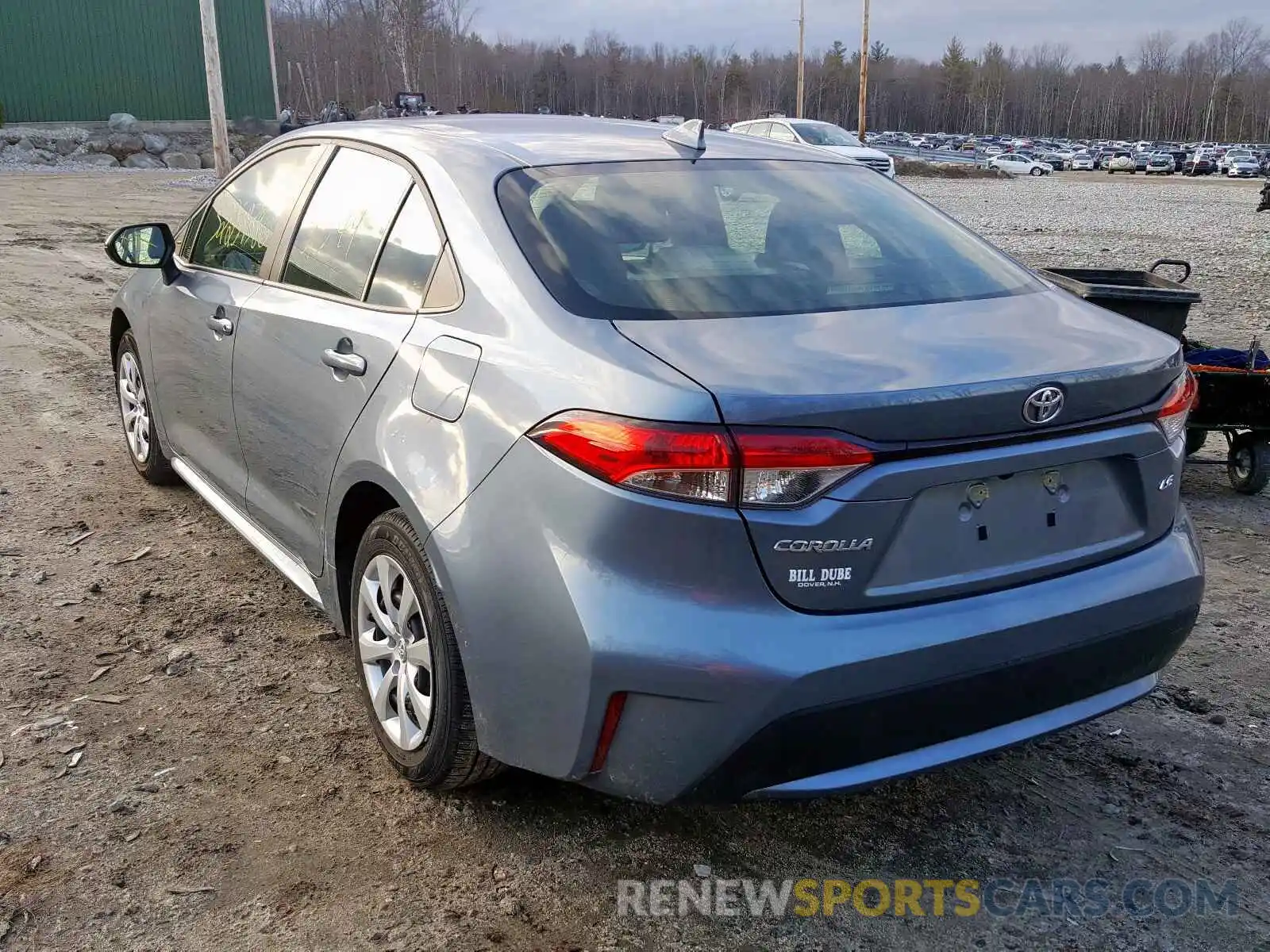 3 Photograph of a damaged car JTDEPRAE2LJ049781 TOYOTA COROLLA 2020