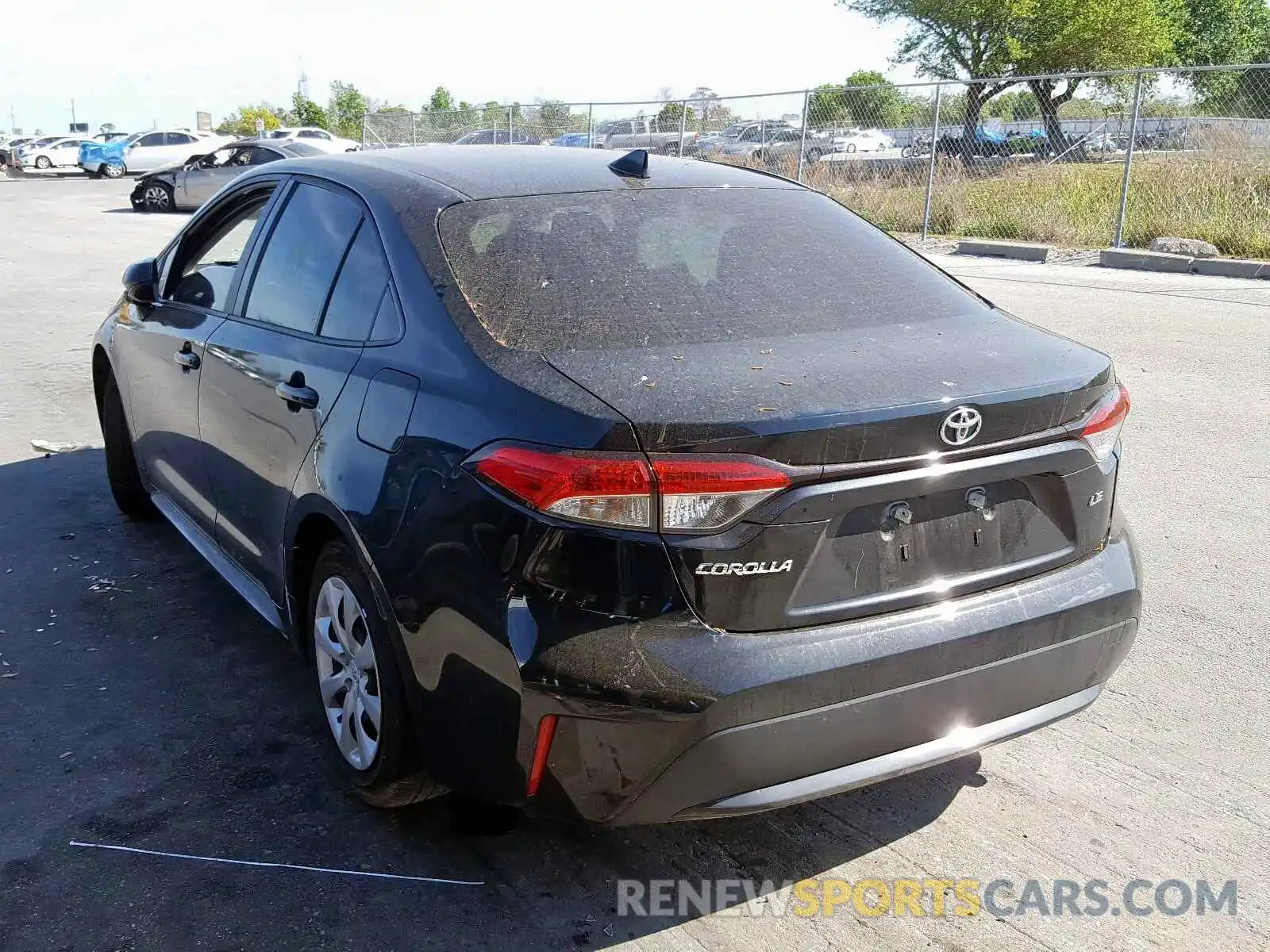 3 Photograph of a damaged car JTDEPRAE2LJ049912 TOYOTA COROLLA 2020