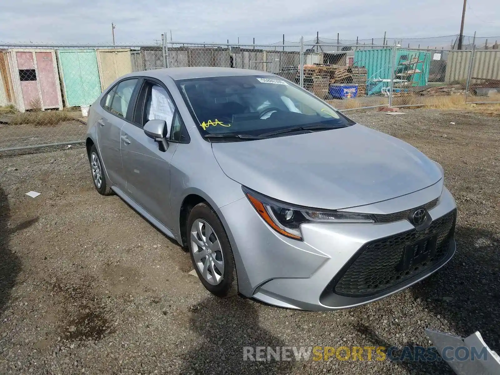 1 Photograph of a damaged car JTDEPRAE2LJ049974 TOYOTA COROLLA 2020