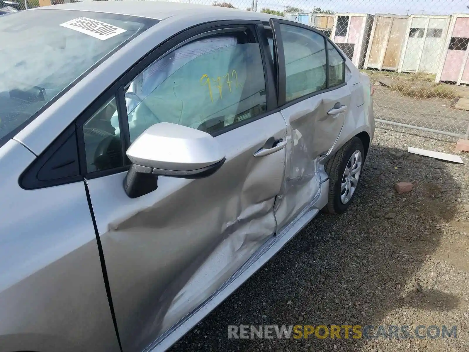 9 Photograph of a damaged car JTDEPRAE2LJ049974 TOYOTA COROLLA 2020