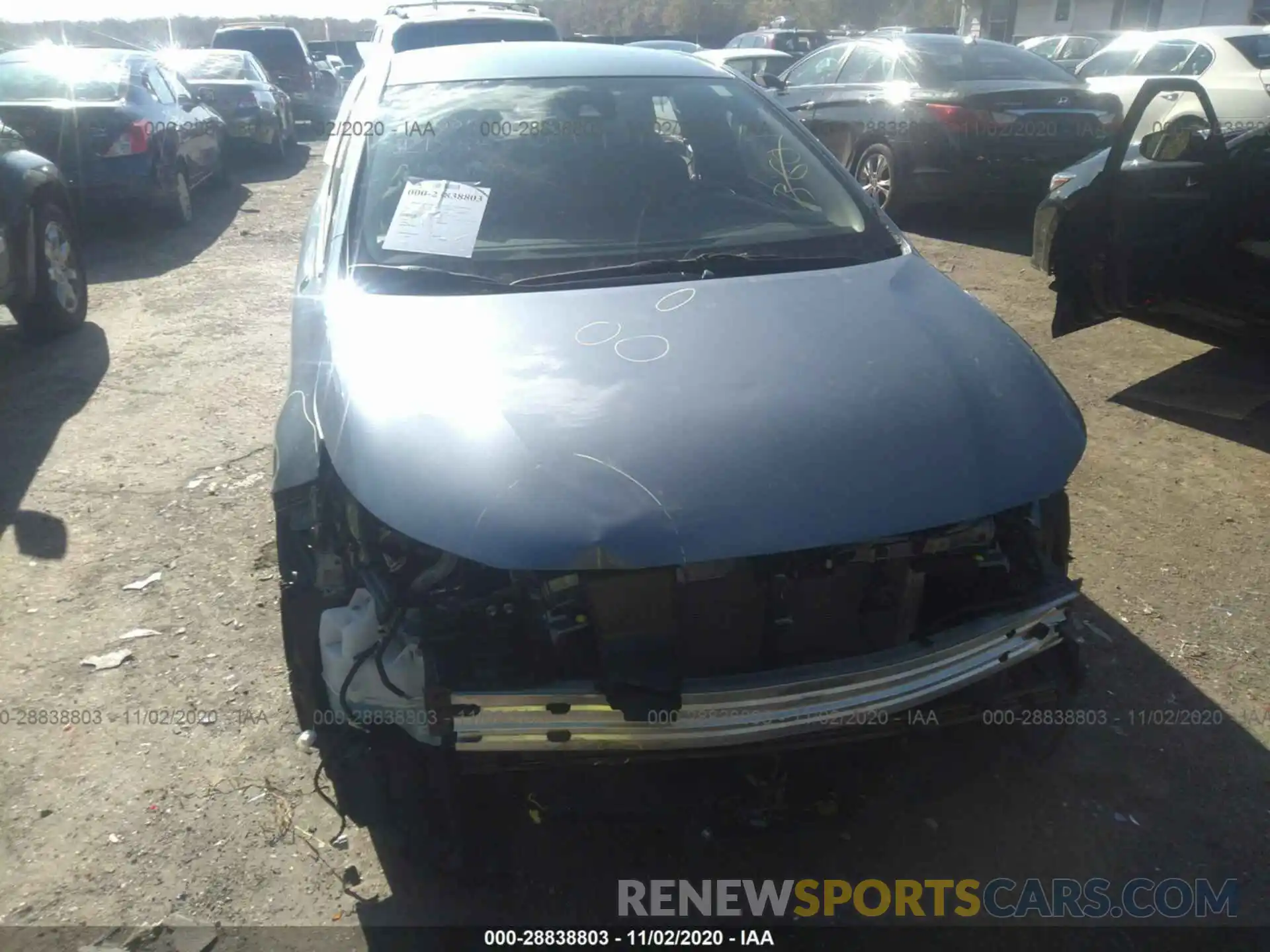 6 Photograph of a damaged car JTDEPRAE2LJ050543 TOYOTA COROLLA 2020