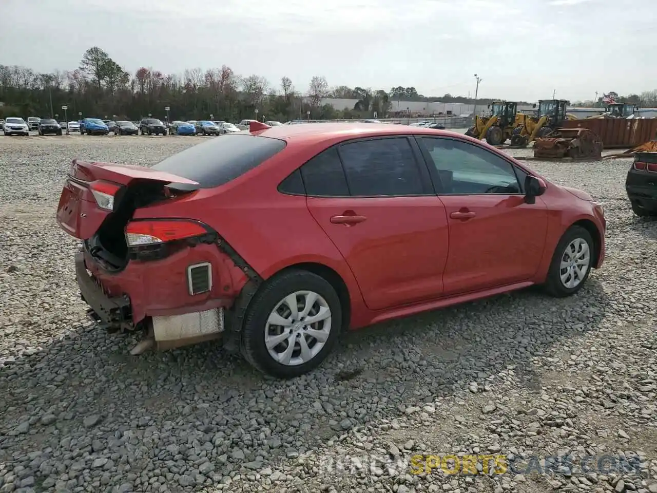 3 Photograph of a damaged car JTDEPRAE2LJ050607 TOYOTA COROLLA 2020