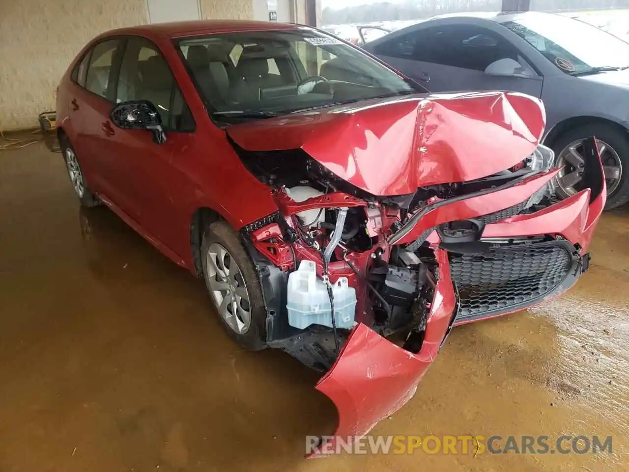 1 Photograph of a damaged car JTDEPRAE2LJ050719 TOYOTA COROLLA 2020