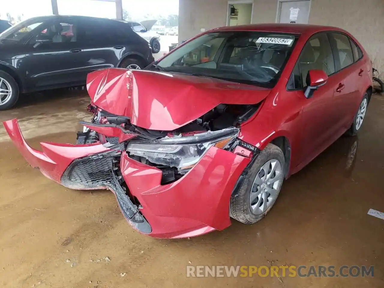 2 Photograph of a damaged car JTDEPRAE2LJ050719 TOYOTA COROLLA 2020