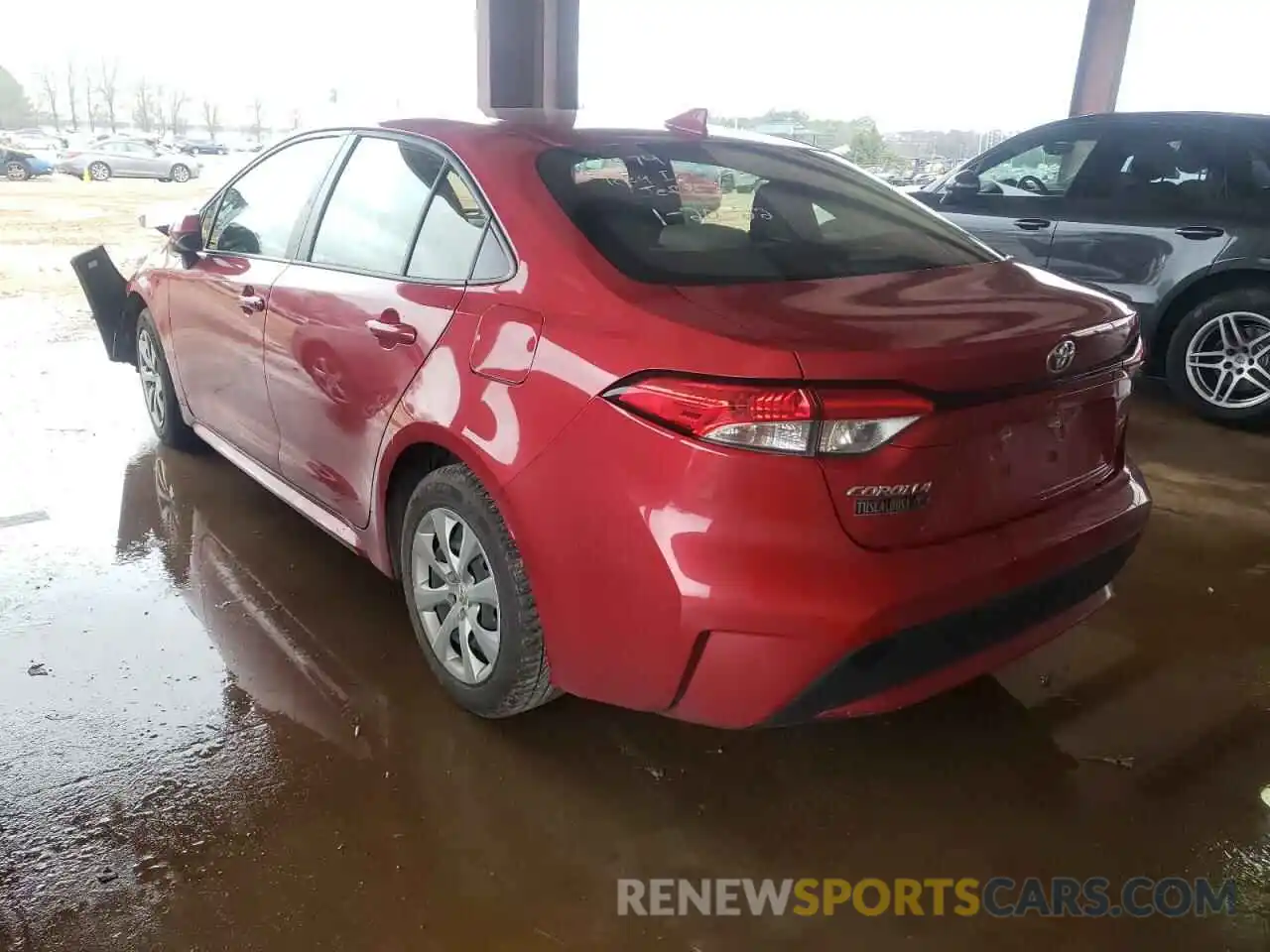 3 Photograph of a damaged car JTDEPRAE2LJ050719 TOYOTA COROLLA 2020