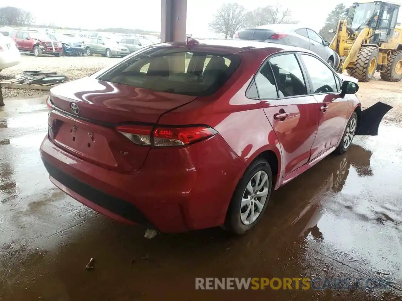 4 Photograph of a damaged car JTDEPRAE2LJ050719 TOYOTA COROLLA 2020