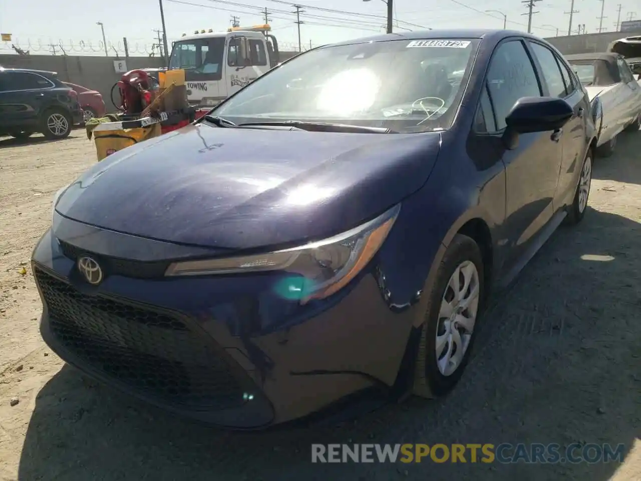 2 Photograph of a damaged car JTDEPRAE2LJ051076 TOYOTA COROLLA 2020